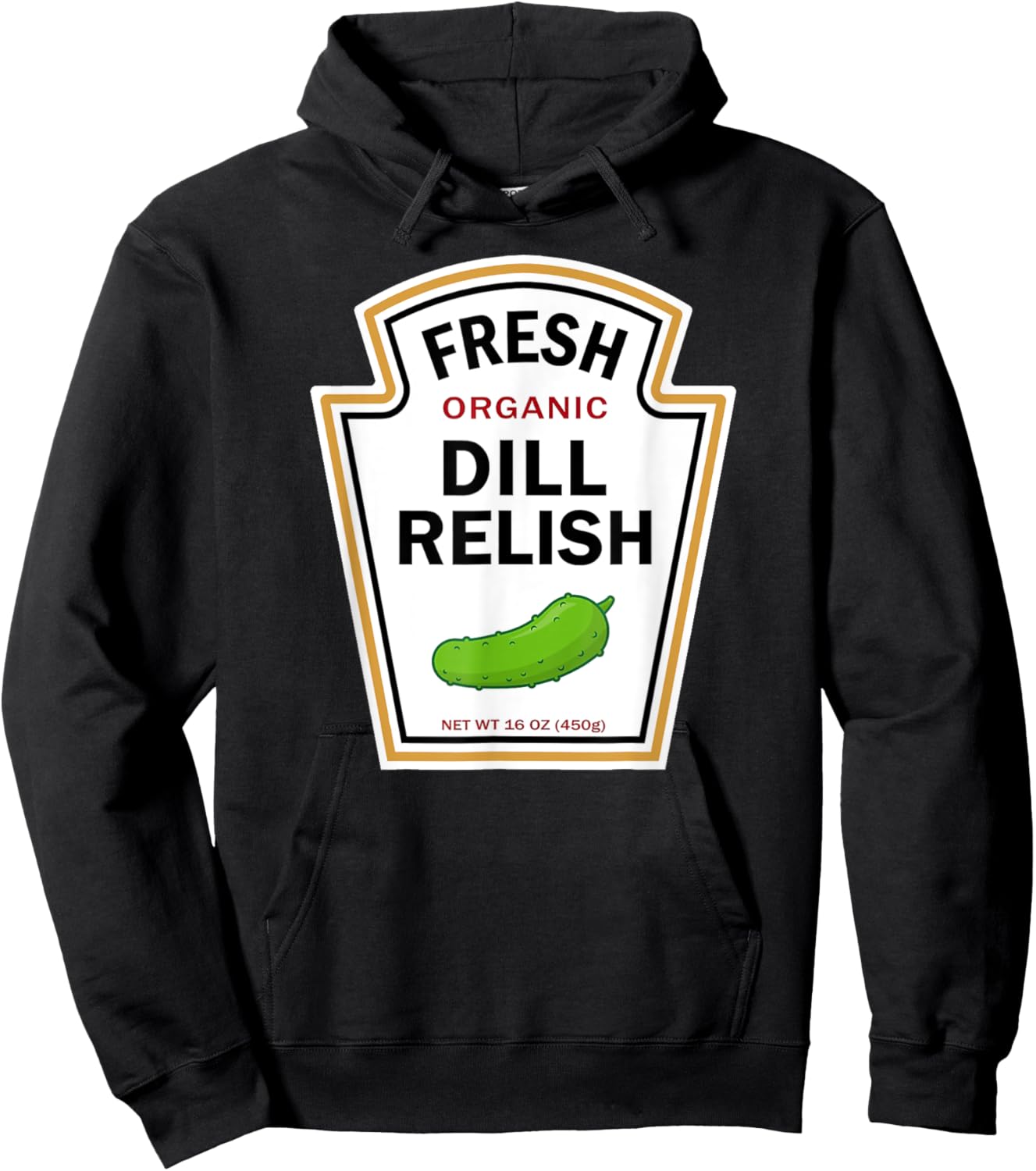 Dill Relish Easy Halloween Costume Diy Group Matching Couple Hoodie - Hoodie | Black