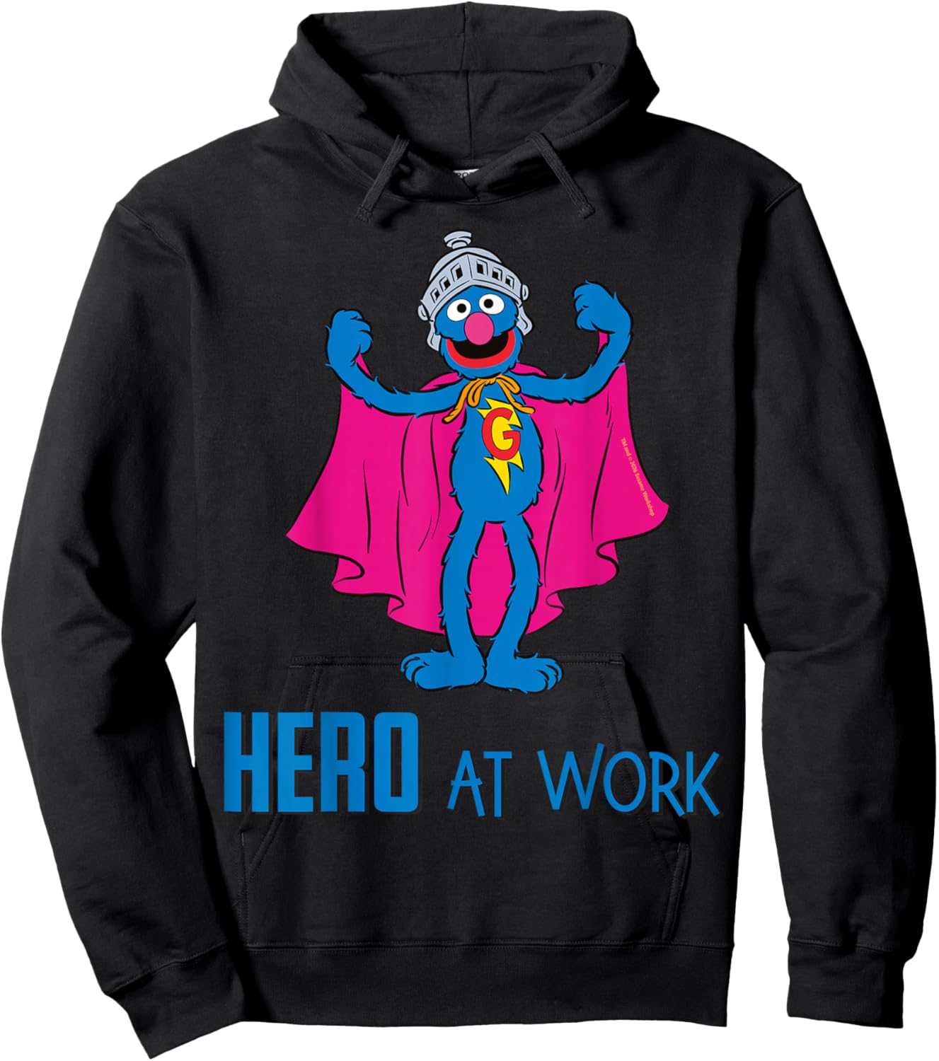 Sesamstraße - Grobi Held Am Werk Hoodie - Hoodie | Black