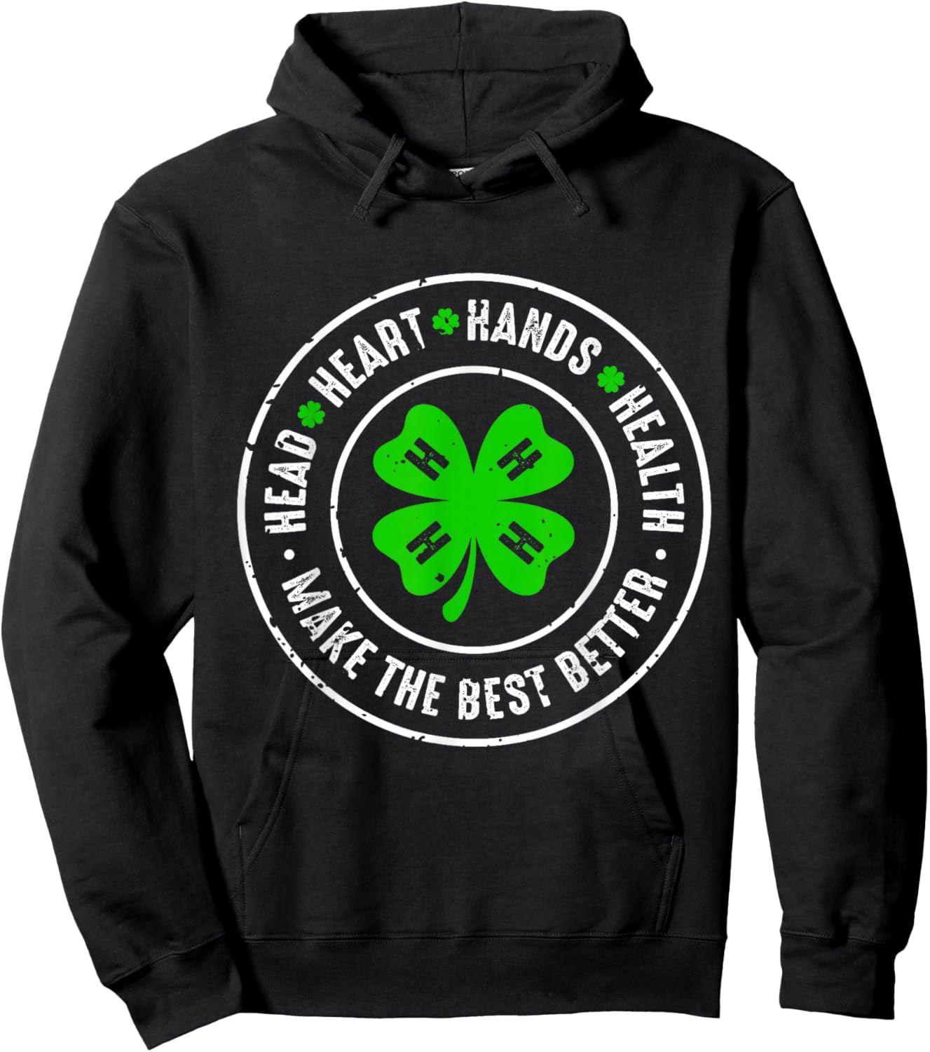 4H Make The Best Better 4-H Mom Era Hoodie - Hoodie | Black