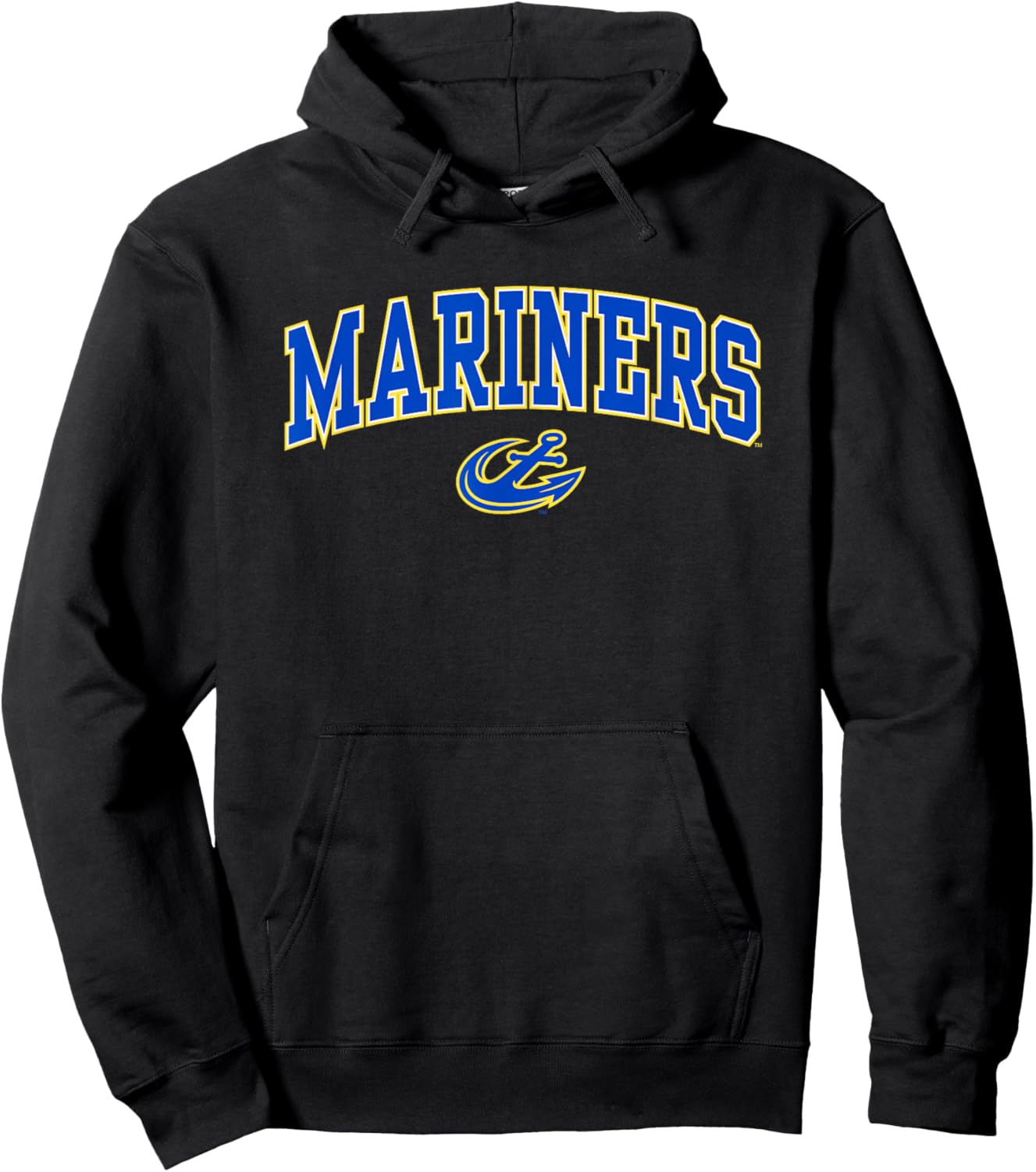 Maine Maritime Mariners Arch Over Officially Licensed Hoodie - Hoodie | Black