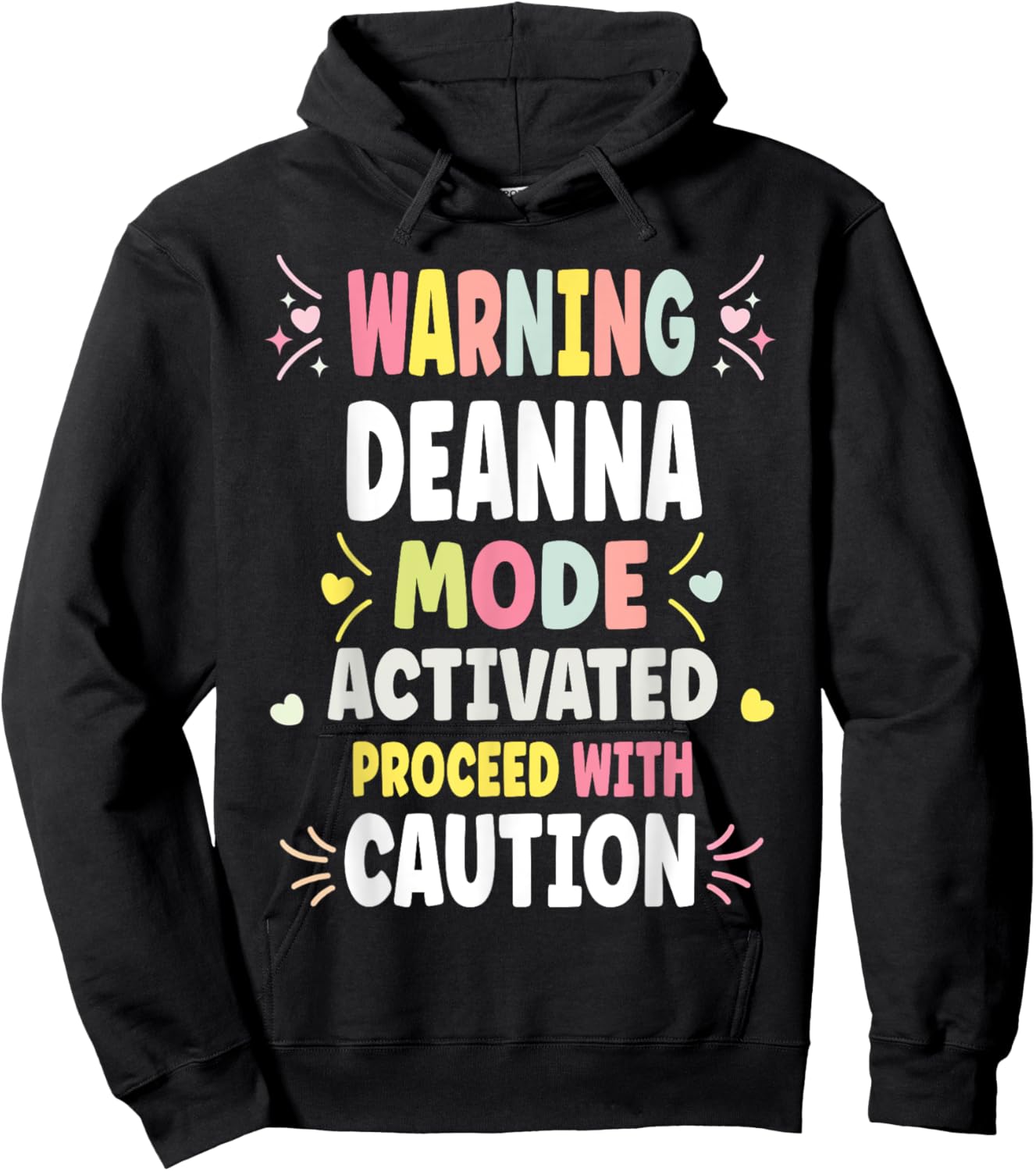 DEANNA Personalized Women's Gift Custom DEANNA Hoodie - Hoodie | Black