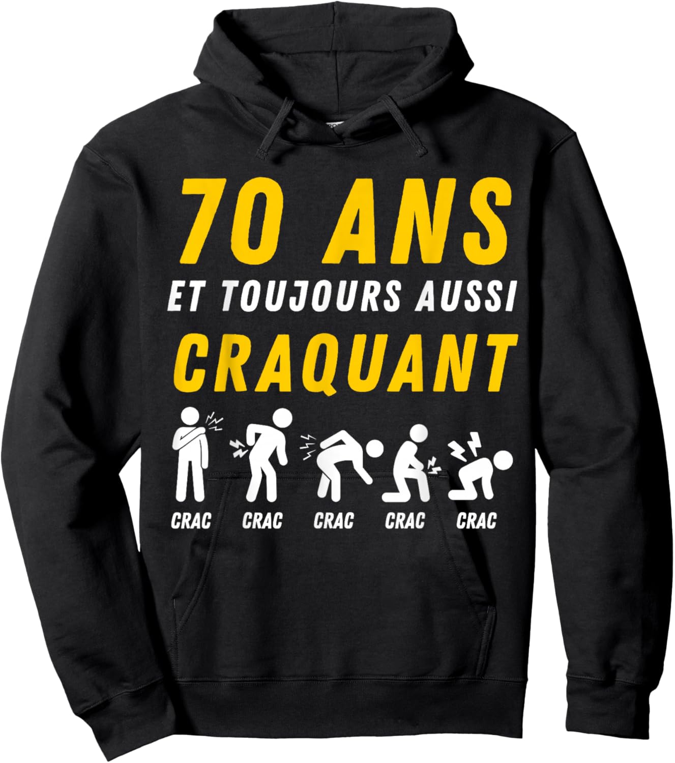 Gift Humour 70th Anniv 1956 Birthday 70 Years Men's Hoodie - Hoodie | Black