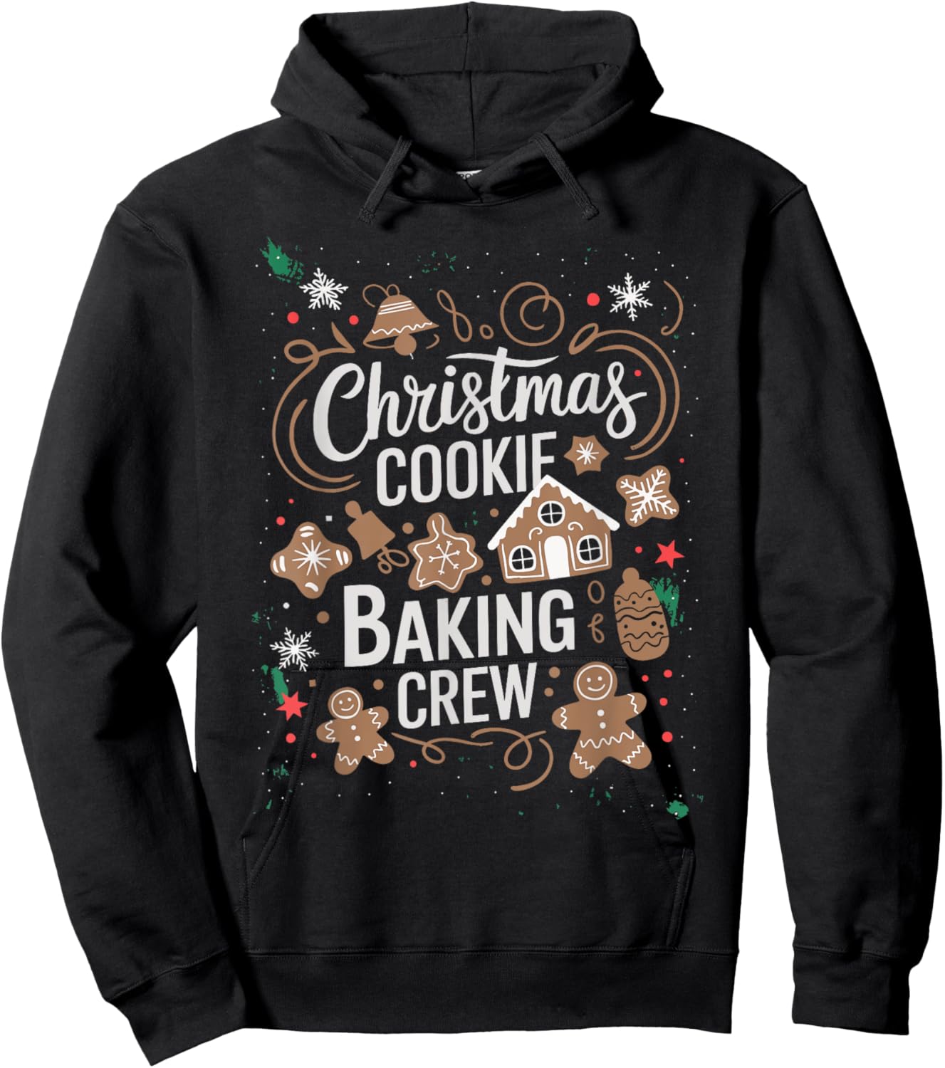 Christmas Cookie Baking Crew Family Christmas X-Mas Hoodie - Hoodie | Black