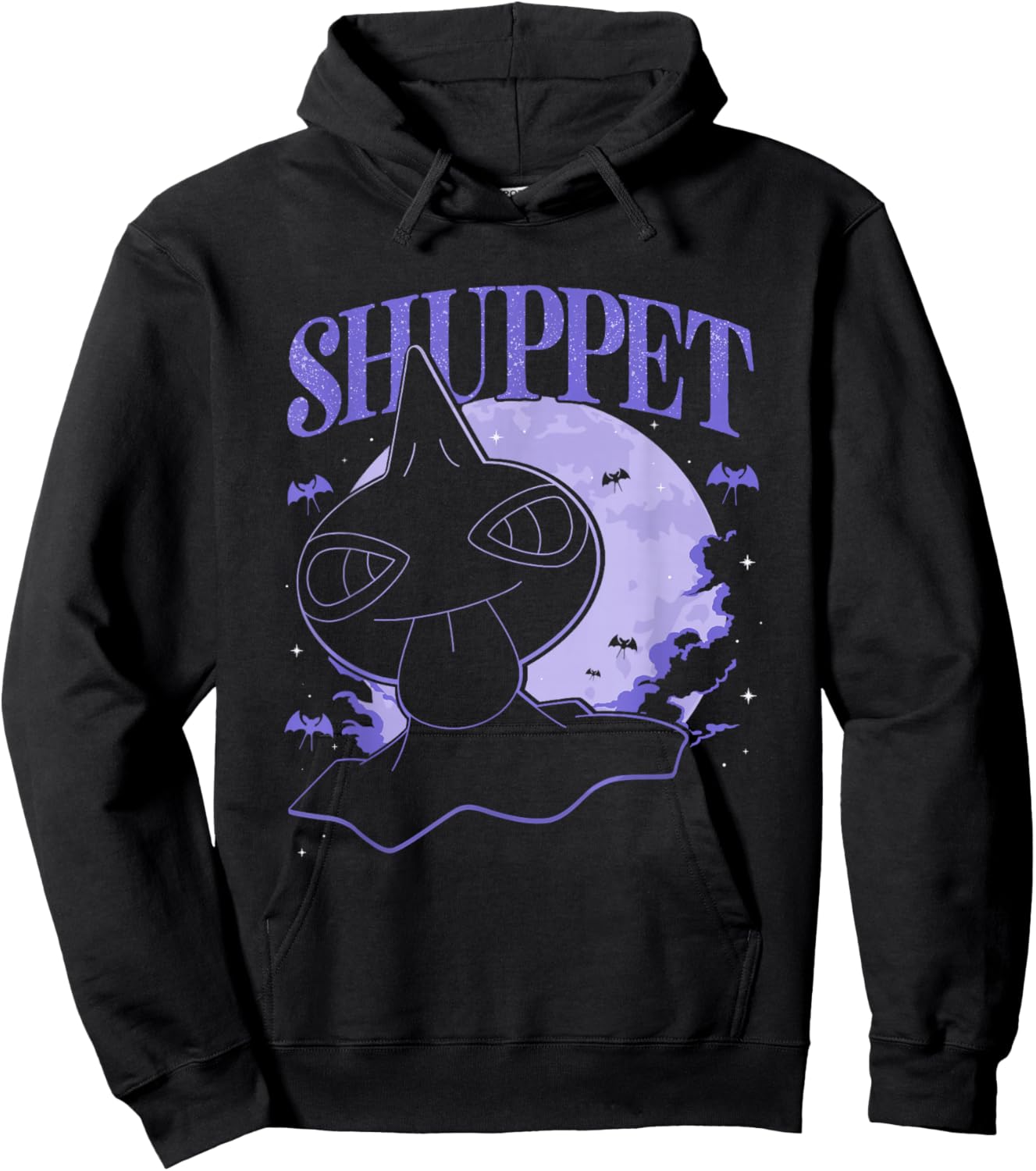 Pokémon Halloween Shuppet Under The Full Moon Hoodie - Hoodie | Black