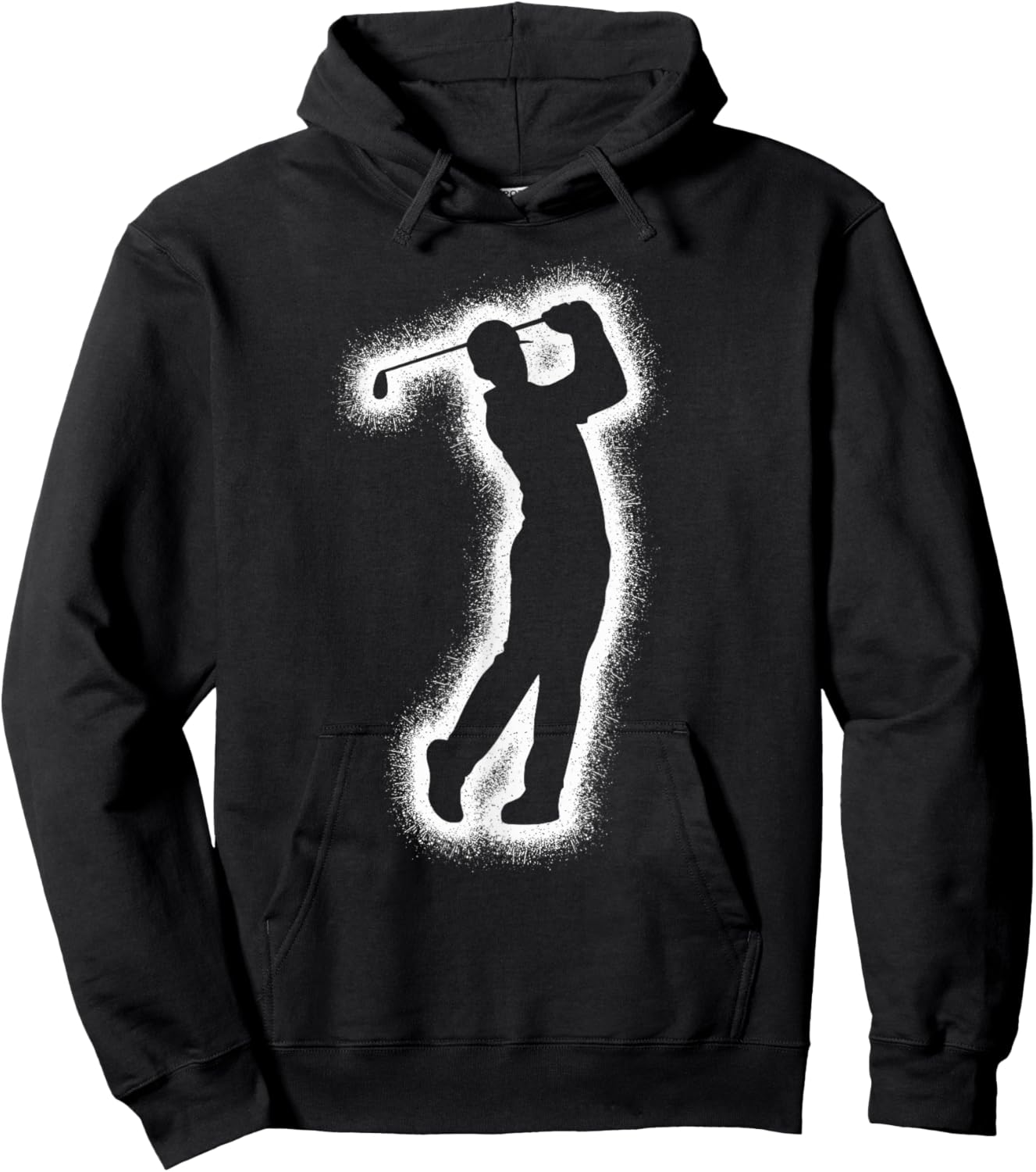 Golf Player Golfer Boys Kids Men Golfing Hoodie - Hoodie | Black