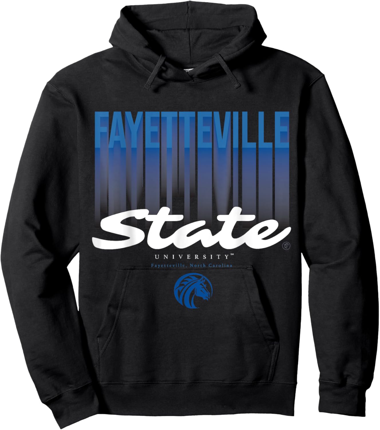 The Yard Essentials - Fayetteville State U - FSU Fade Hoodie - Hoodie | Black