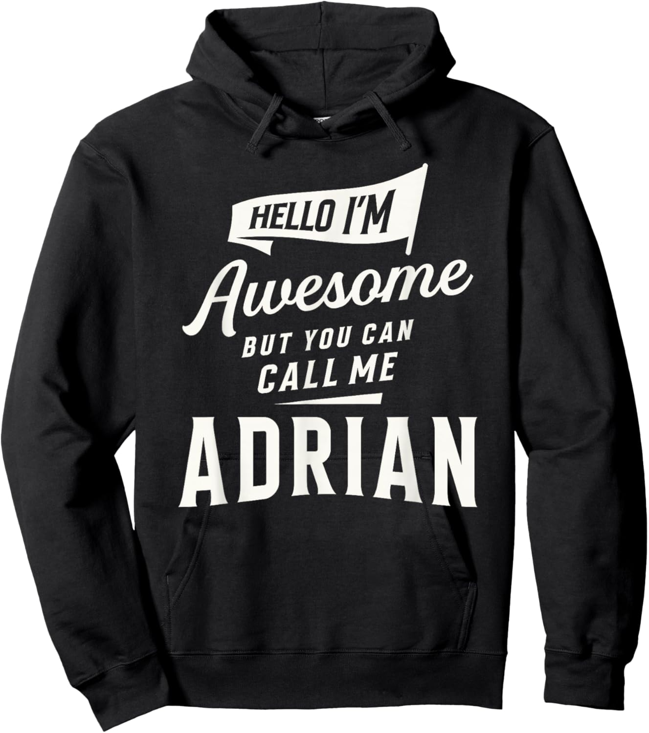 Awesome Adrian Personalized Name Adrian Hoodie - Hoodie | Black