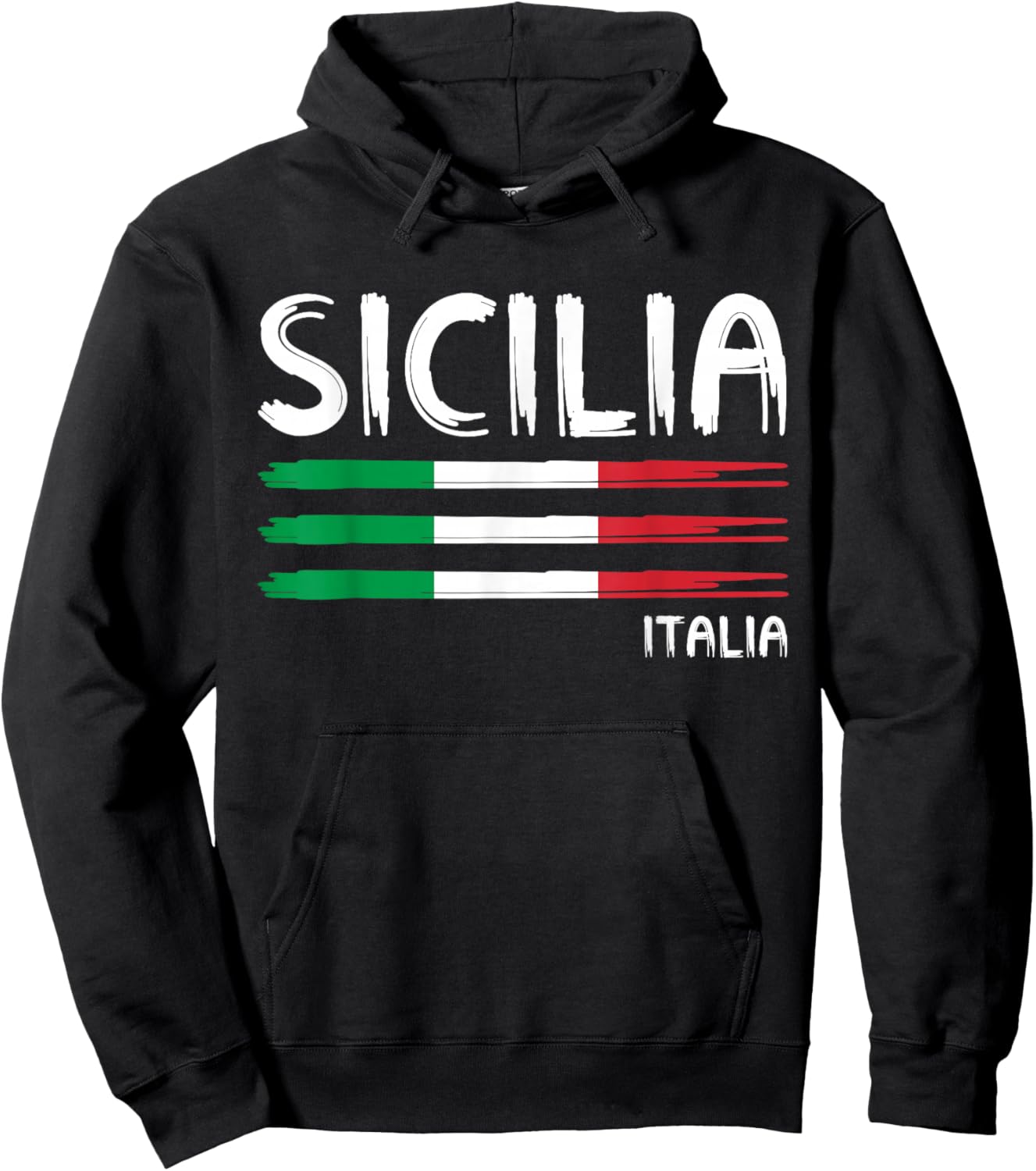 Sicilia Italia Sicily Italy Flag Sicilian Pride Hoodie - Hoodie | Black
