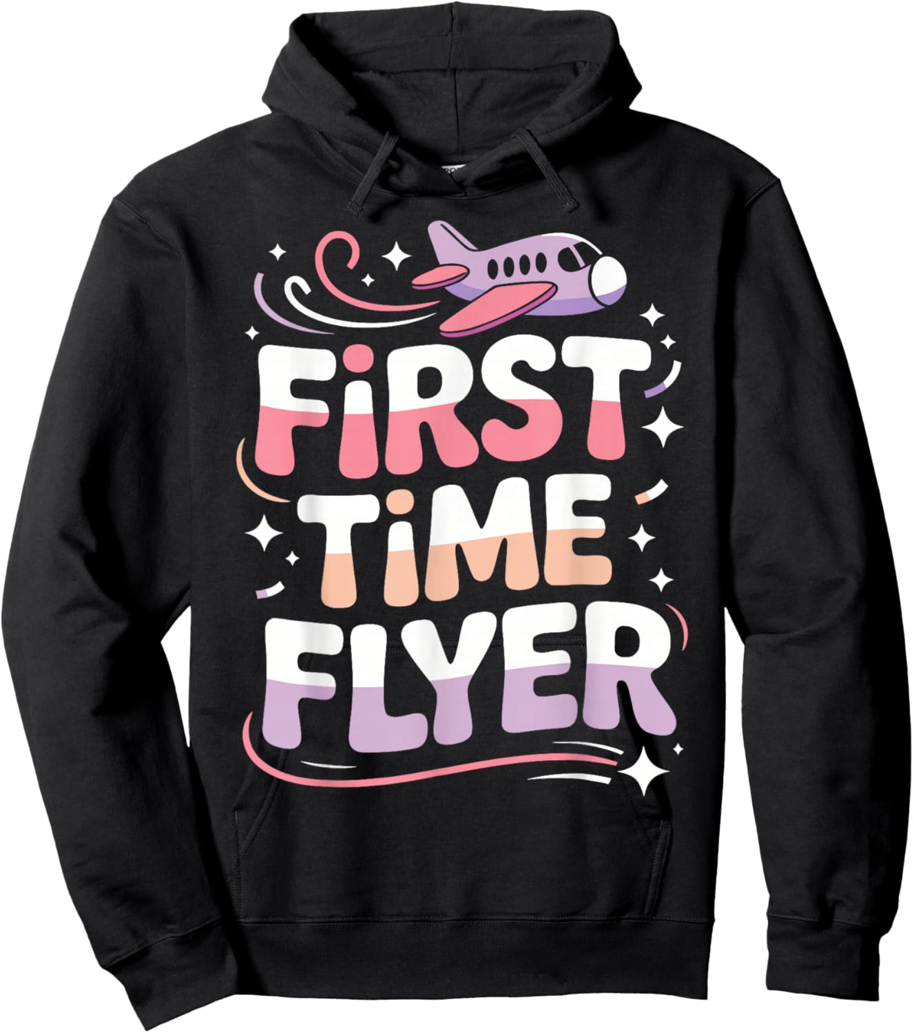 First Time Flyer | My First Plane Ride Hoodie - Hoodie | Black