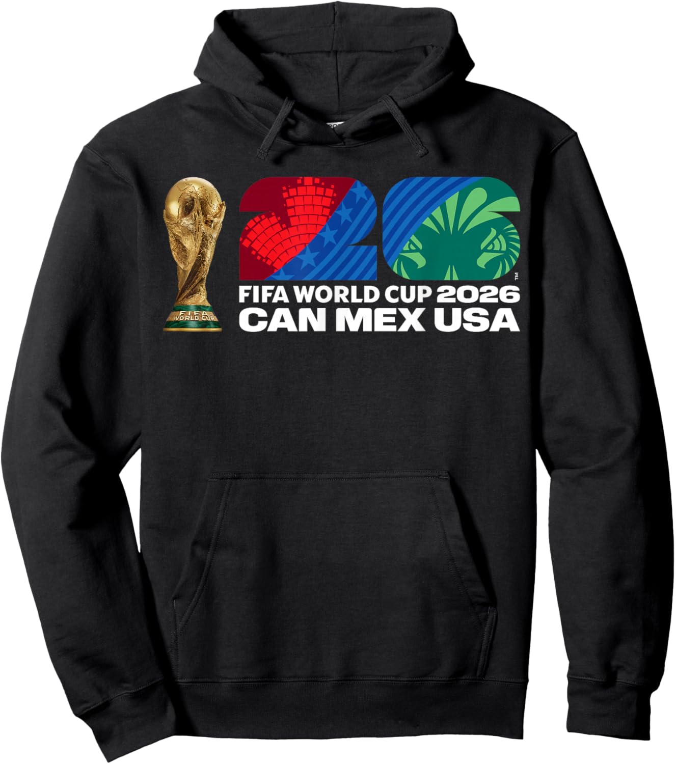 FIFA World CUP26 FIFA Host Country Trophäe Farbe Hoodie - Hoodie | Black
