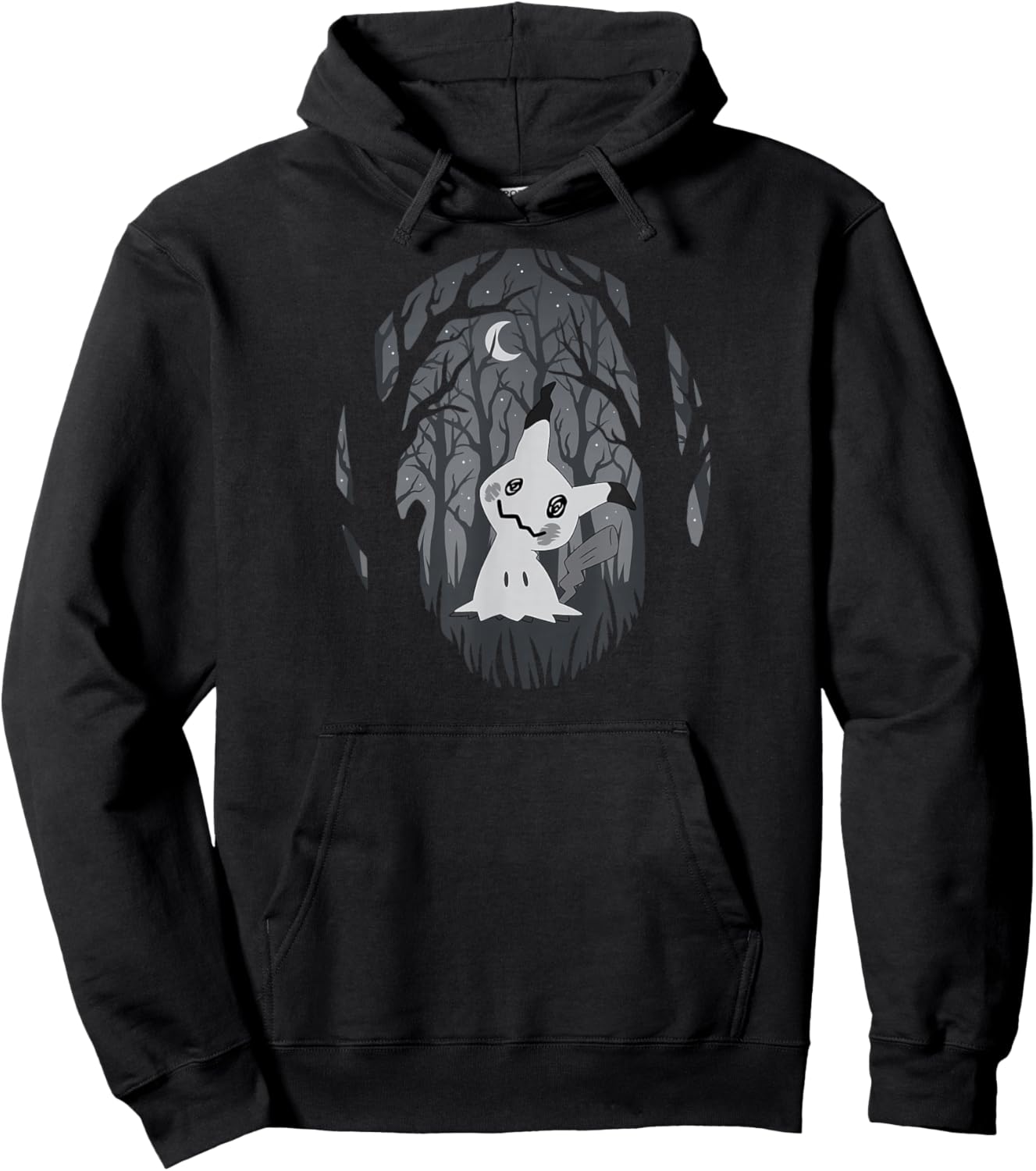 Pokémon - Mimikyu Ghost Fairy Type Dark Spooky Forest Hoodie - Hoodie | Black