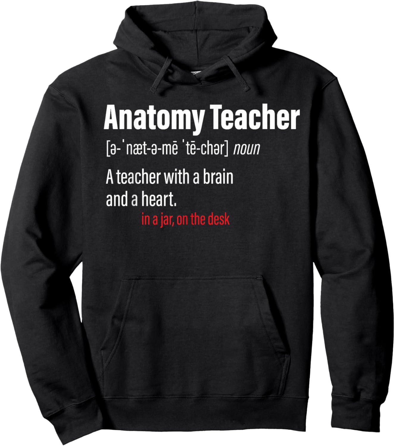 Anatomy Teacher Definition Science Teachers Hoodie - Hoodie | Black