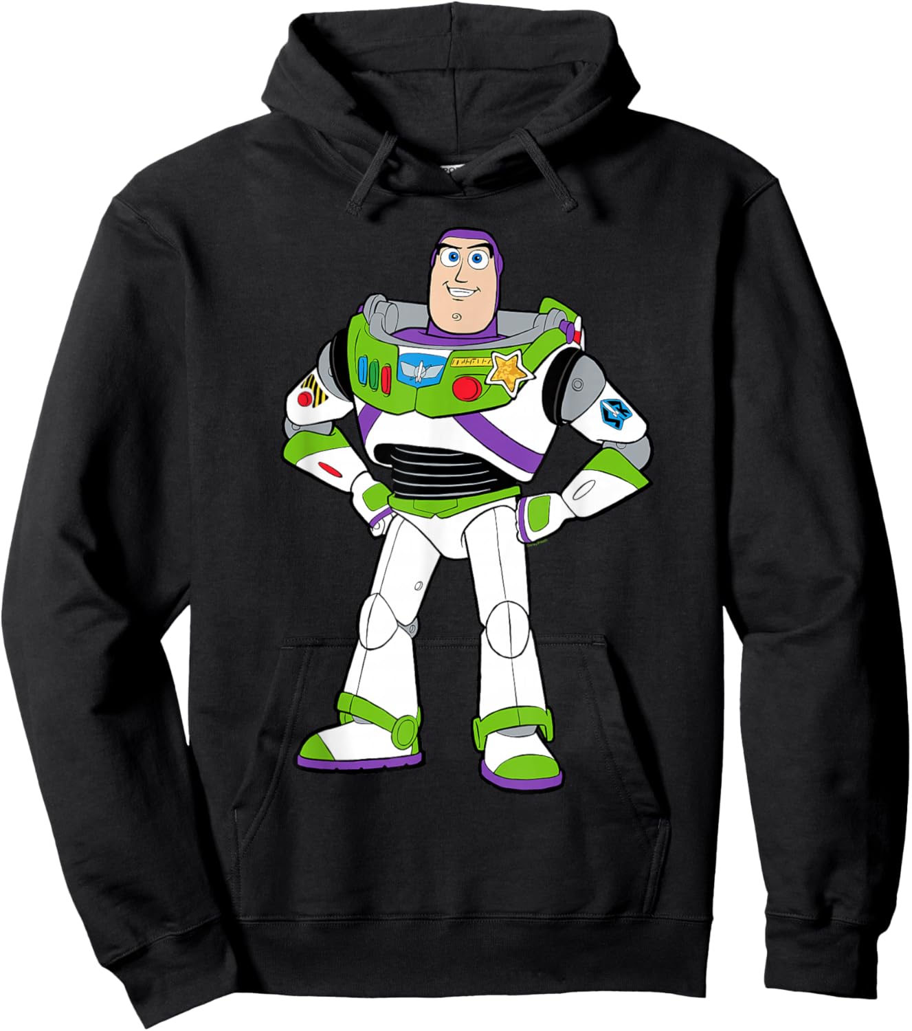 Disney and Pixar's Toy Story 5 Buzz Lightyear Big Pose Hoodie - Hoodie | Black