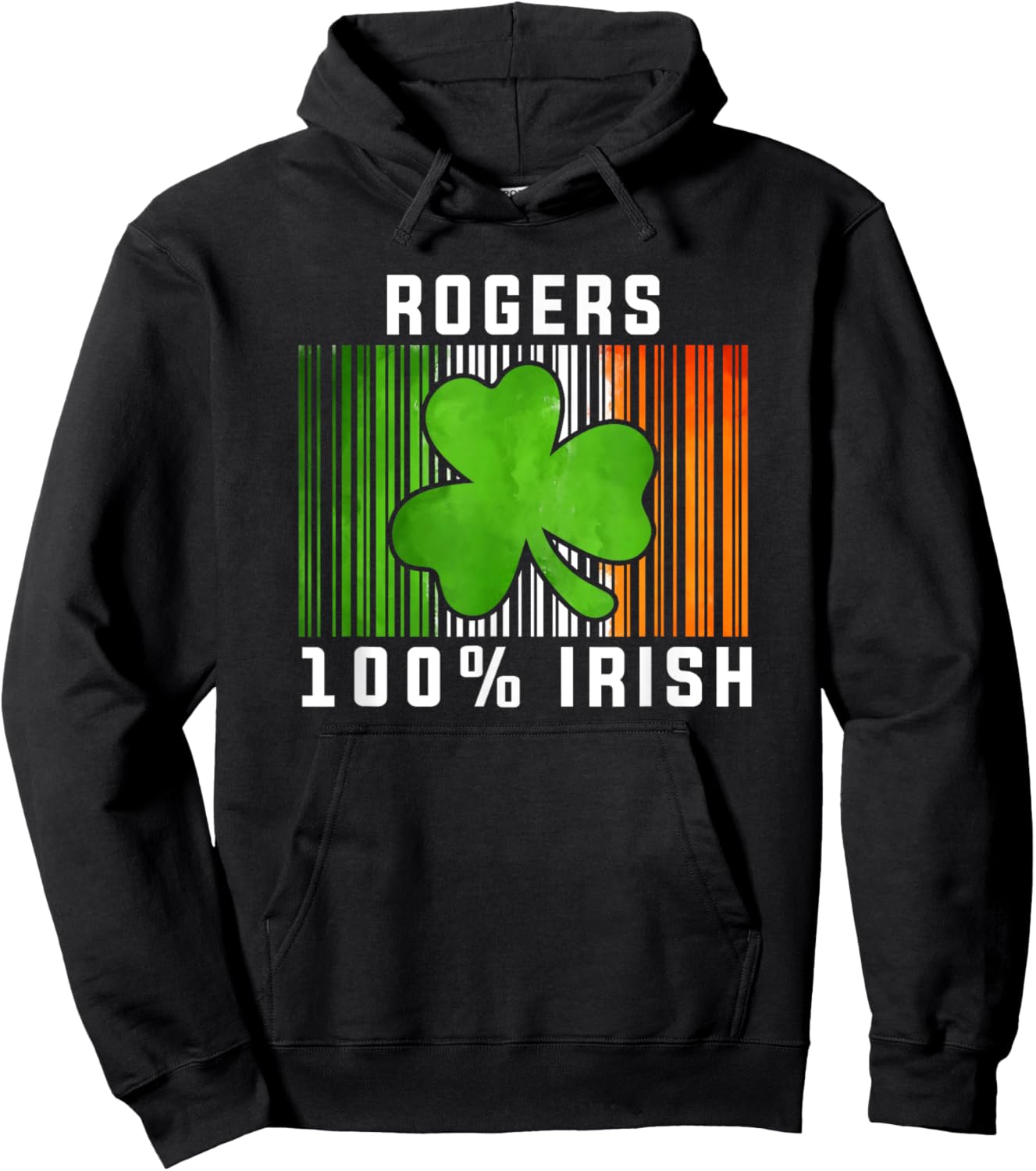Rogers Irish Family Name Hoodie - Hoodie | Black