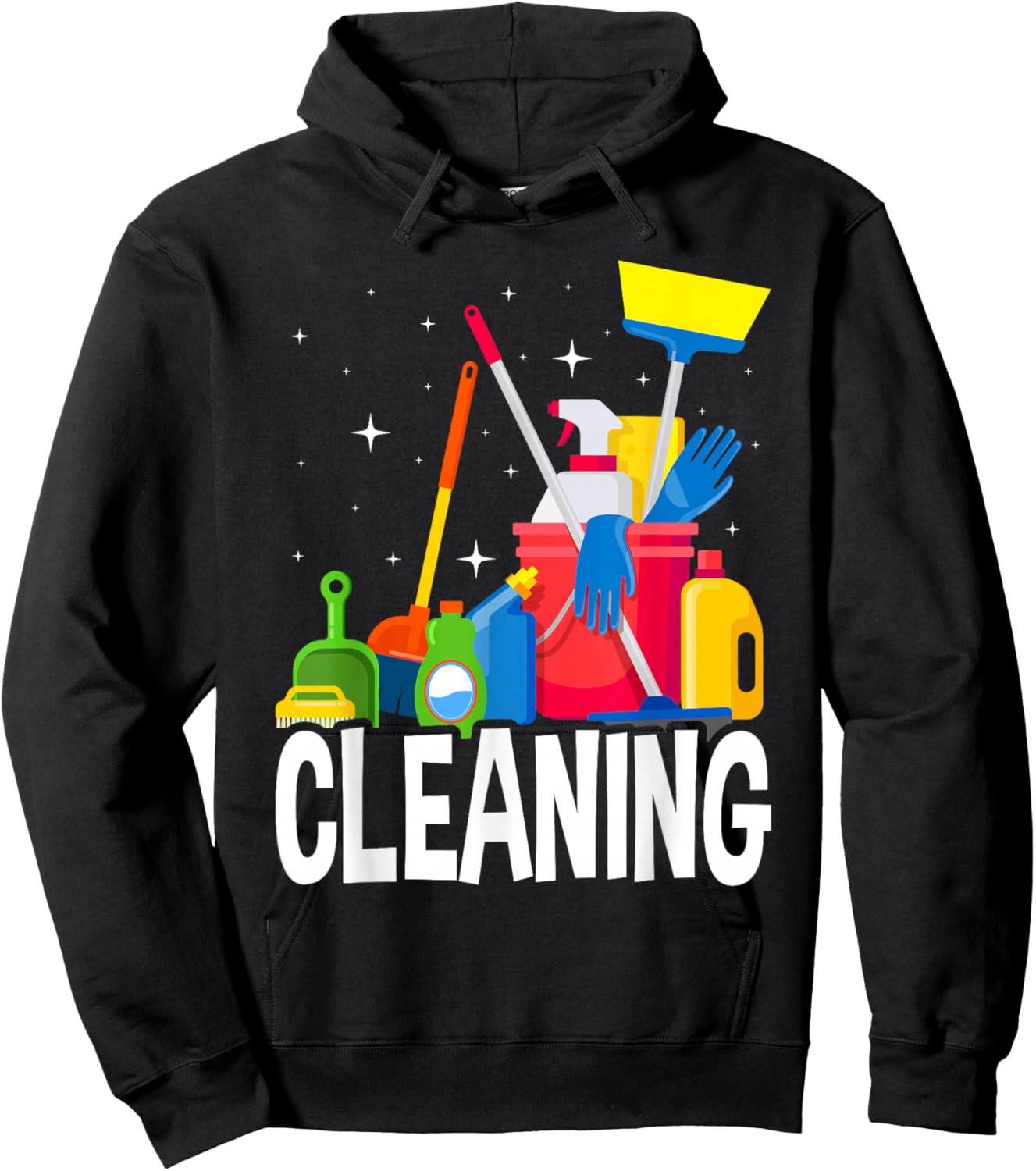 Funny Cleaning Lover Cleaning Lady Housekeeping Housekeeper Hoodie - Hoodie | Black