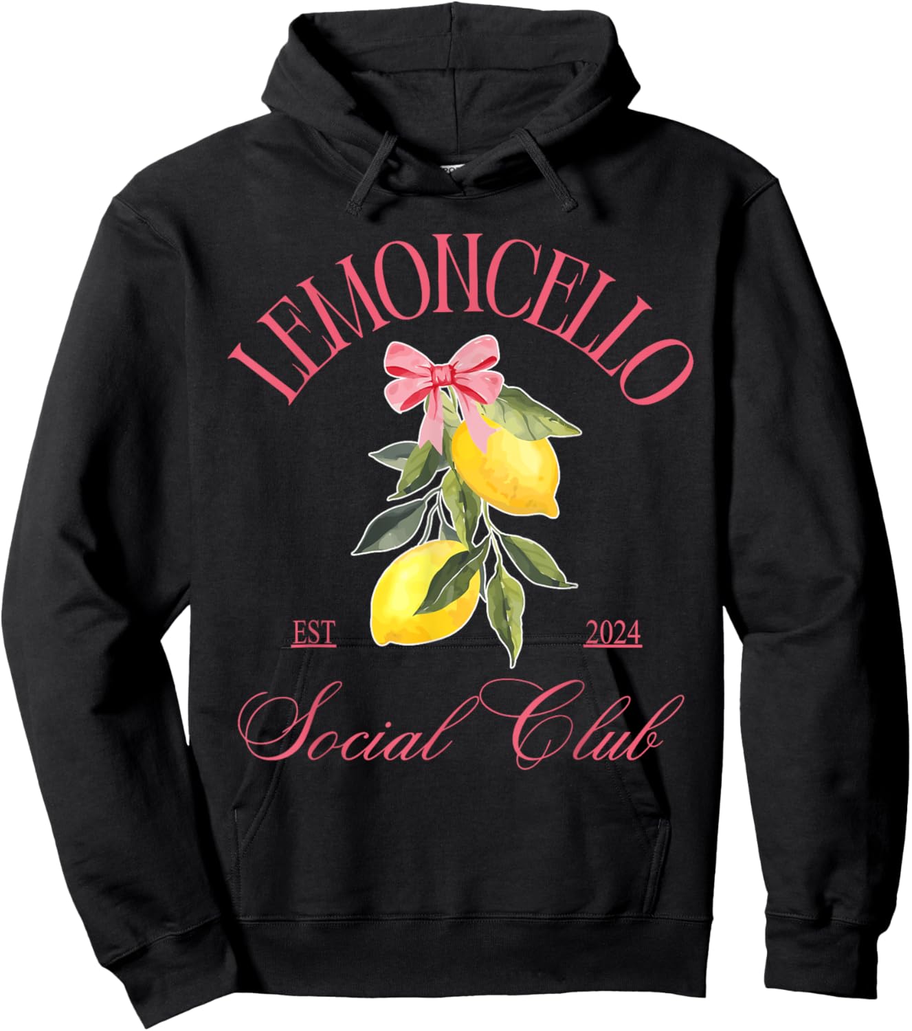 Lemoncello Social Club Apparel Hoodie - Hoodie | Black
