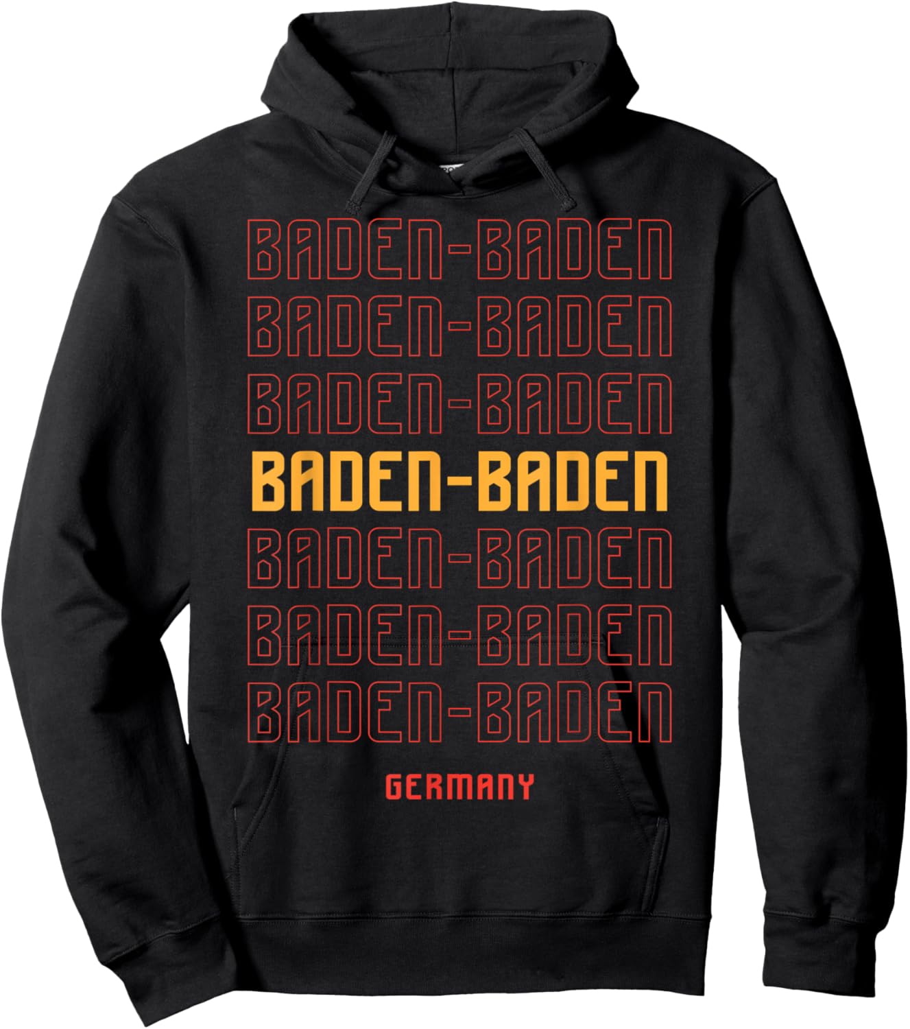 Baden Baden Germany Hoodie - Hoodie | Black