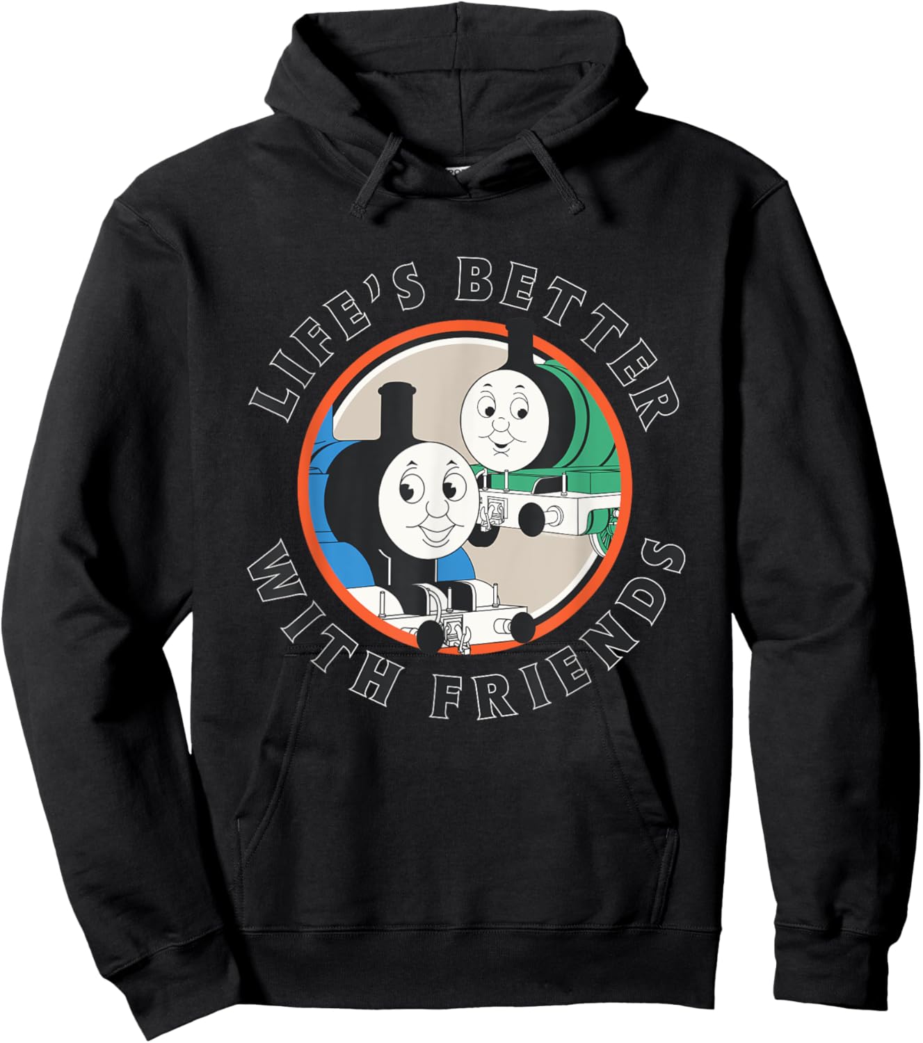 Thomas & Friends - Life's Better with Friends Hoodie - Hoodie | Black