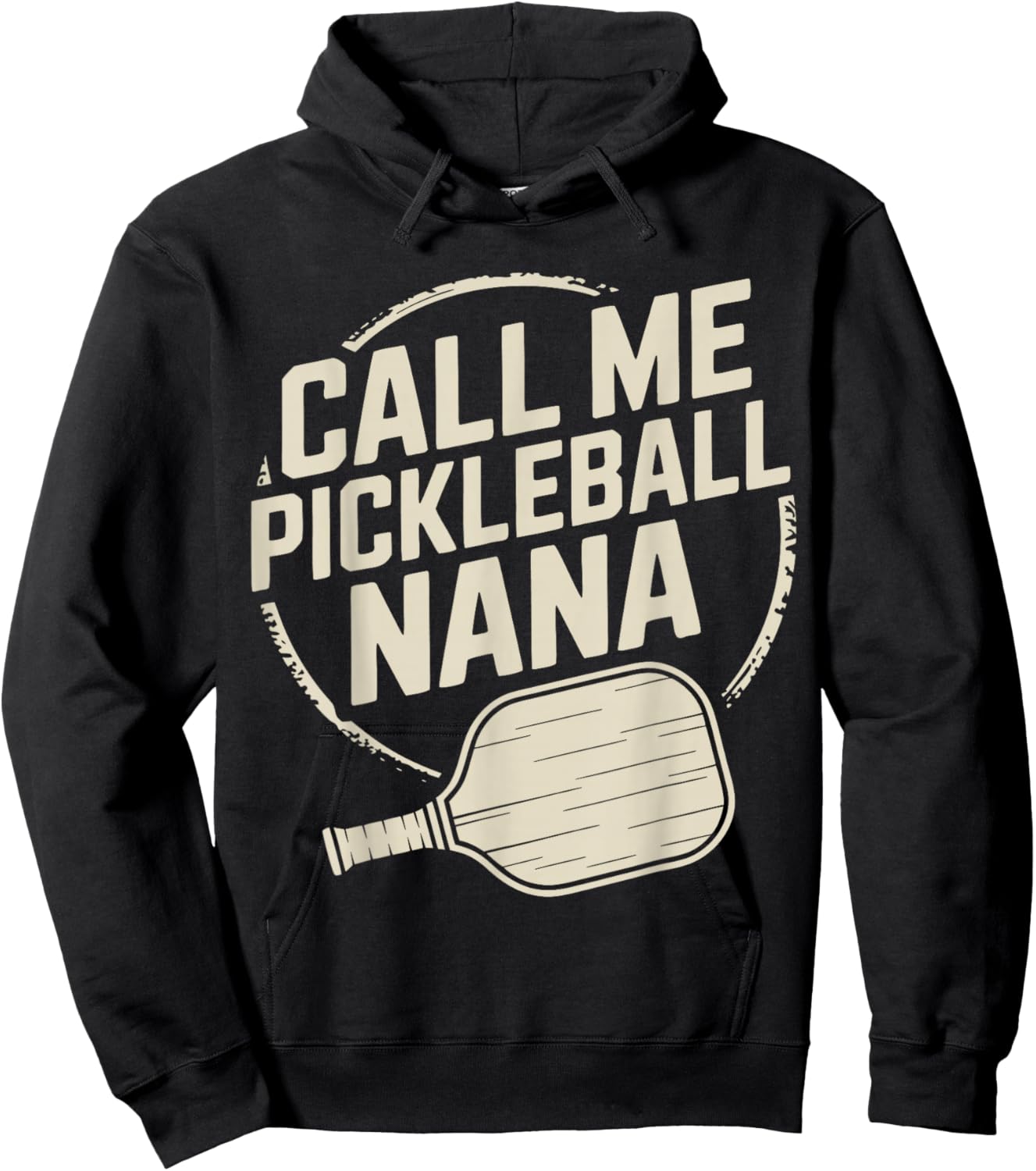 Nana Pickleball Player Hoodie - Hoodie | Black
