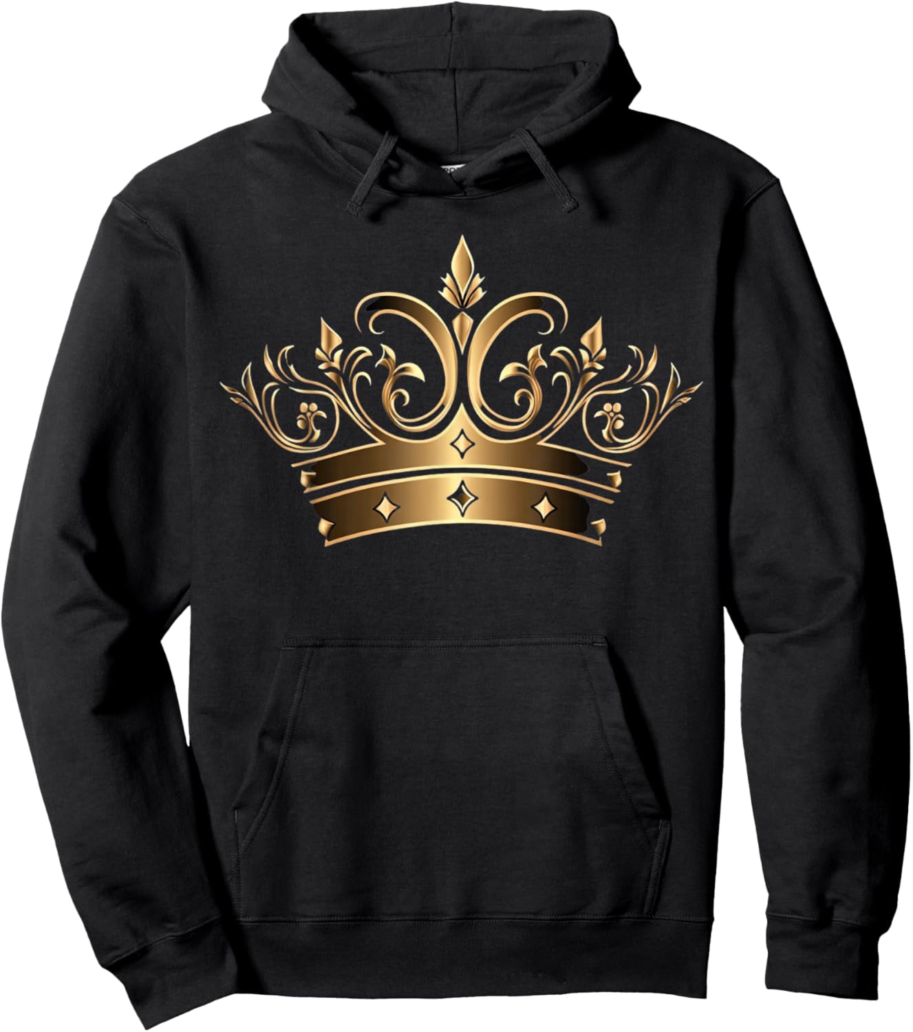 Prince Princess King Queen Crown Novelty Women's Hoodie - Hoodie | Black