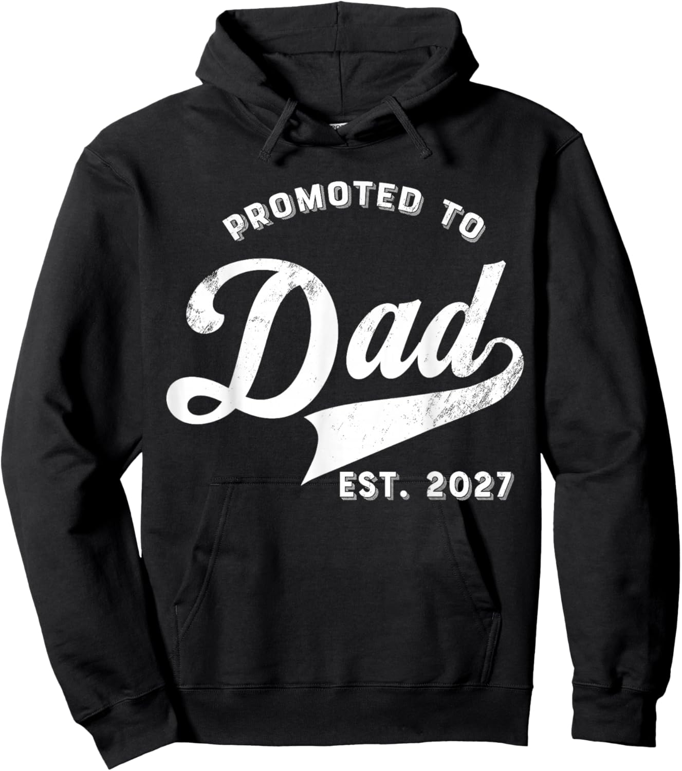 New Dad Promoted to Dad 2027 Hoodie - Hoodie | Black