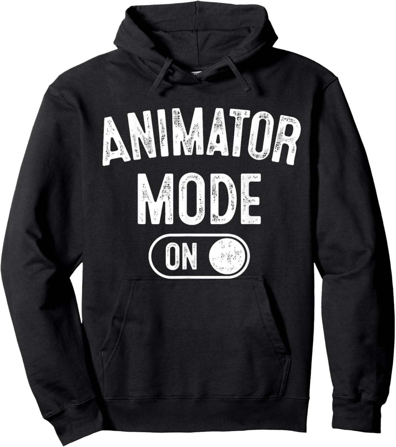 Animator Mode On Funny Motion Artist Gift Motion Designer Hoodie - Hoodie | Black