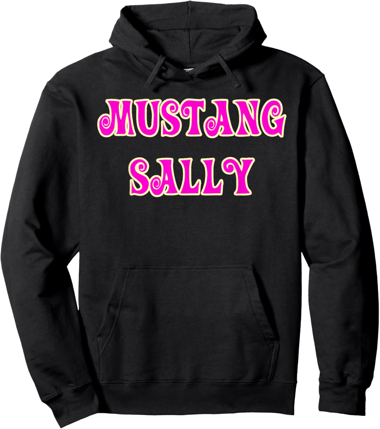 Mustang Sally Two Tone Hoodie - Hoodie | Black