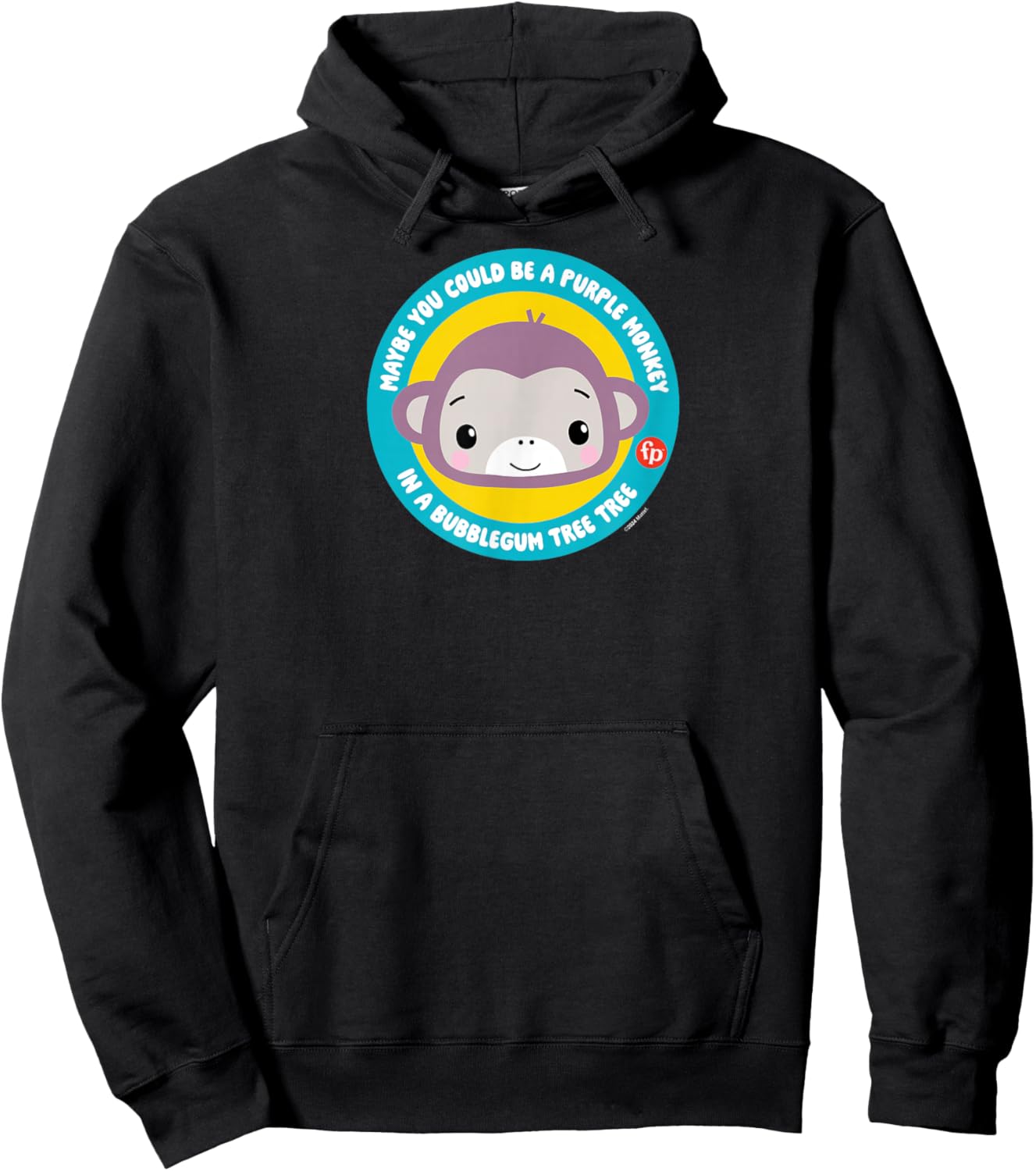 Fisher-Price Song of Purple Monkey in a Bubblegum Tree Hoodie - Hoodie | Black