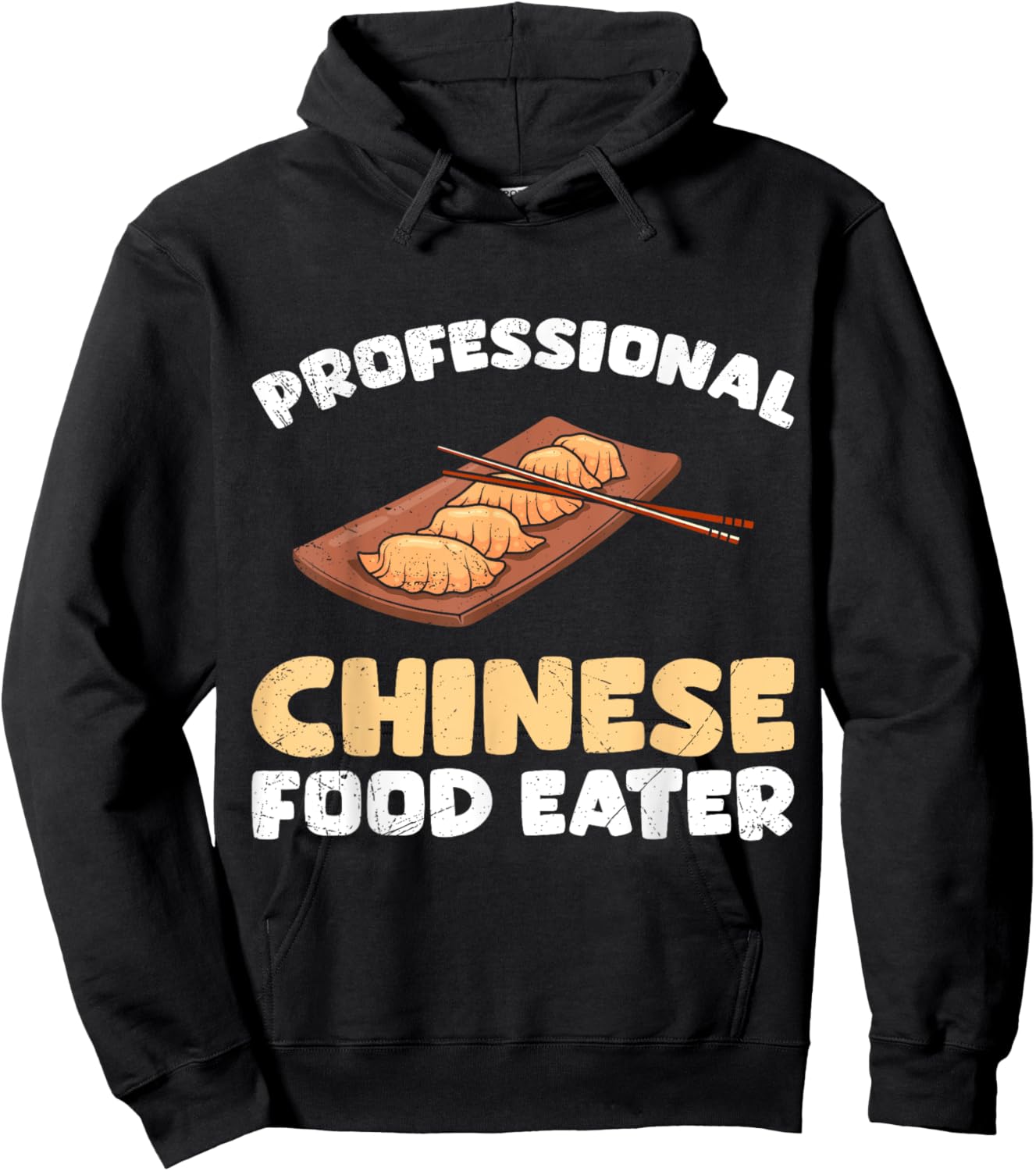 Snacks Lovers Professional Chinese Food Eater Chinese Hoodie - Hoodie | Black