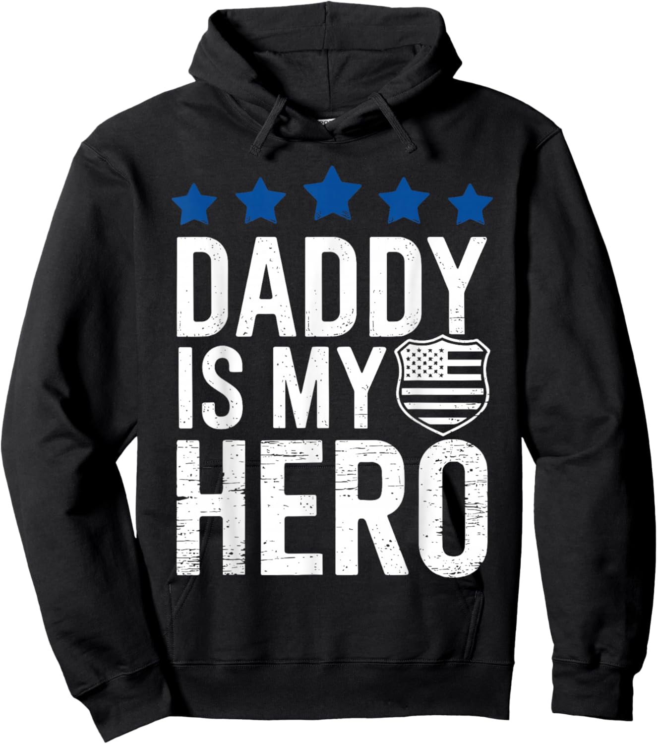 Future Police Officer Design For Boys Girls Kids Police Cop Hoodie - Hoodie | Black