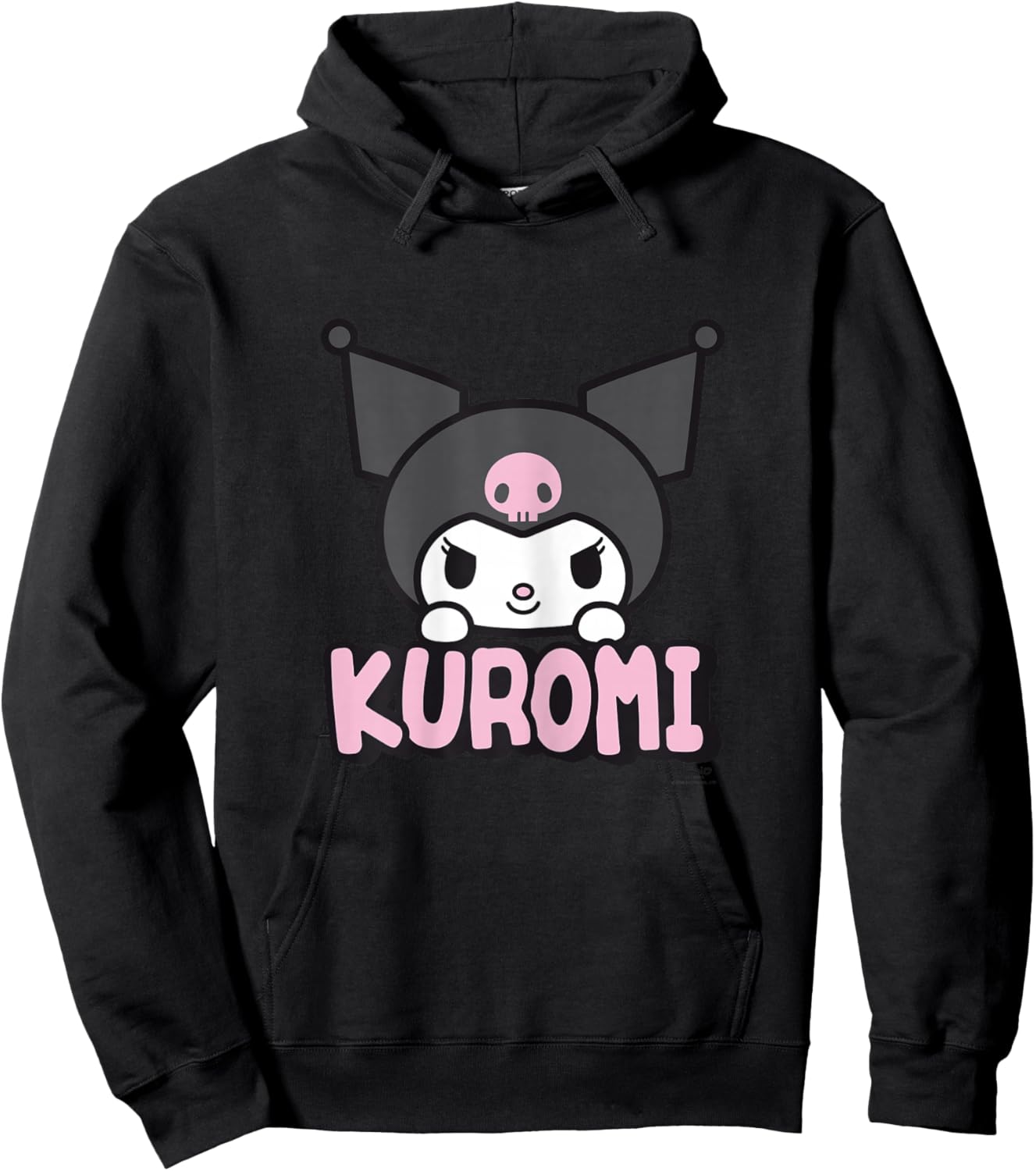 Hello Kitty Kuromi Character Hoodie - Hoodie | Black