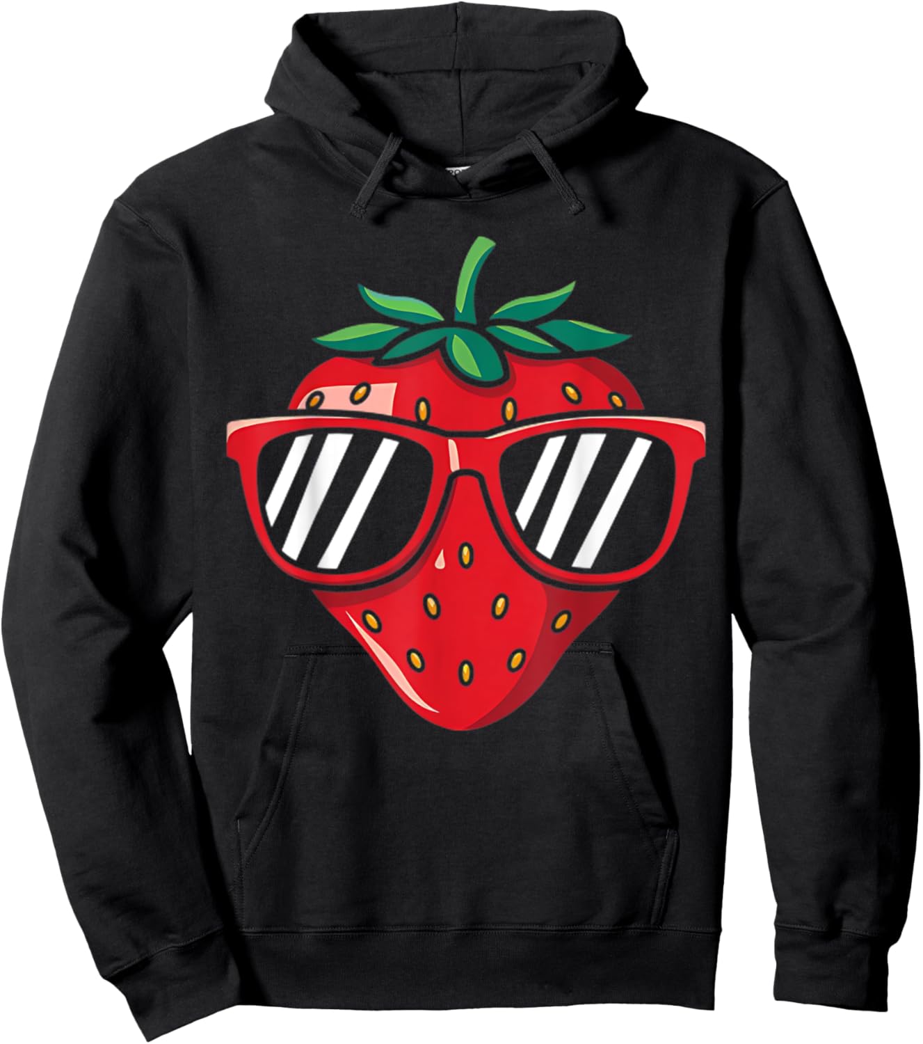 Pretty Strawberry Costume For Fruits Strawberry Lovers Hoodie - Hoodie | Black