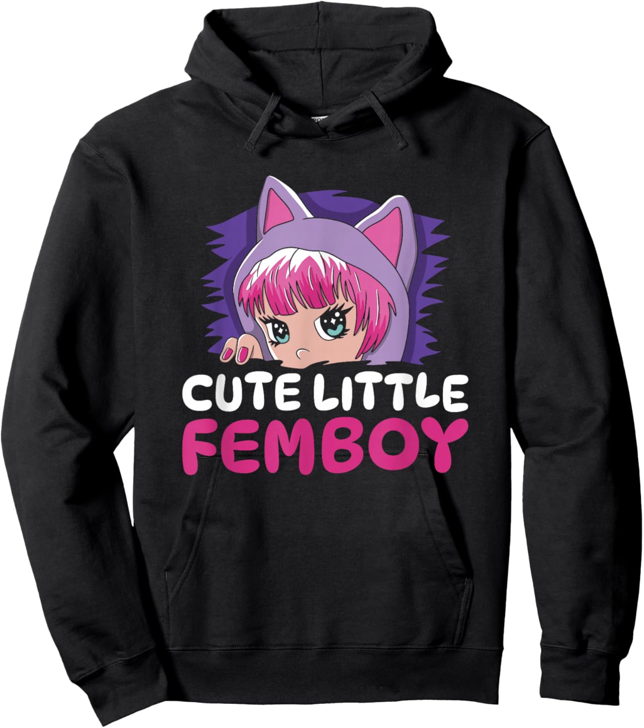 Anime Kawaii Japan - Cosplay Japanese Manga Femboy Anime Hoodie - Hoodie | Black