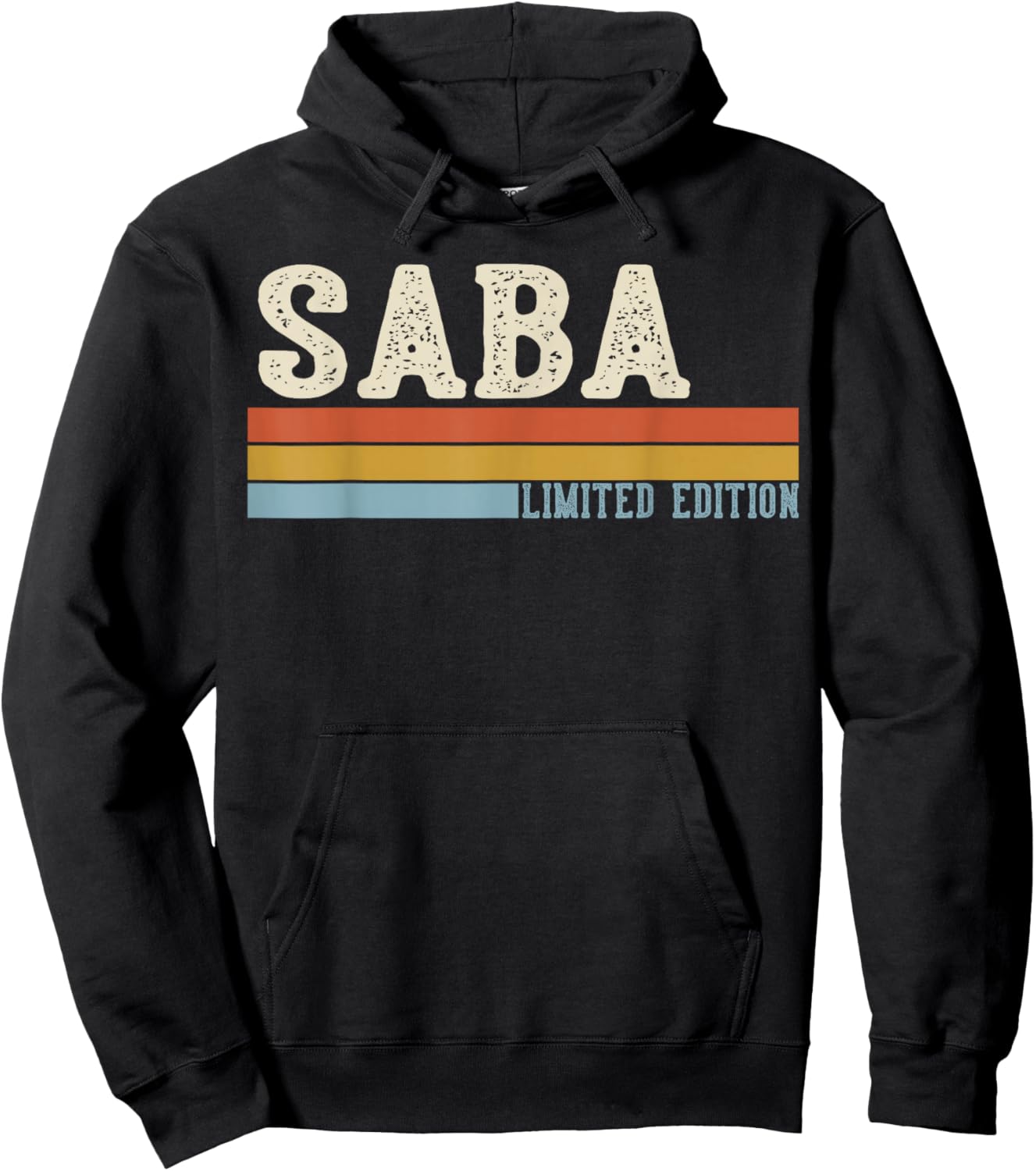 SABA Vintage Grandpa Fathers Day Retro Hoodie - Hoodie | Black