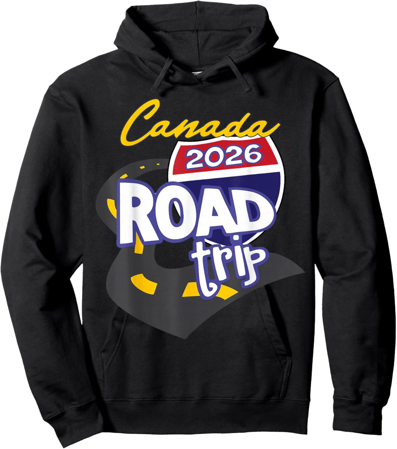 Voyage en Voiture au Canada 2026 Hoodie - Hoodie | Black