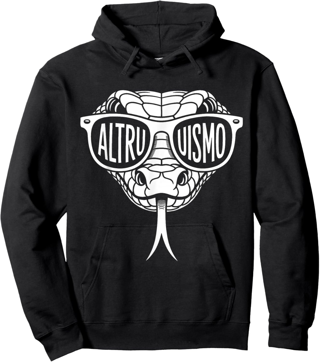Altruismo House of Givers Shirt - Double U = Mirror Effect Hoodie - Hoodie | Black