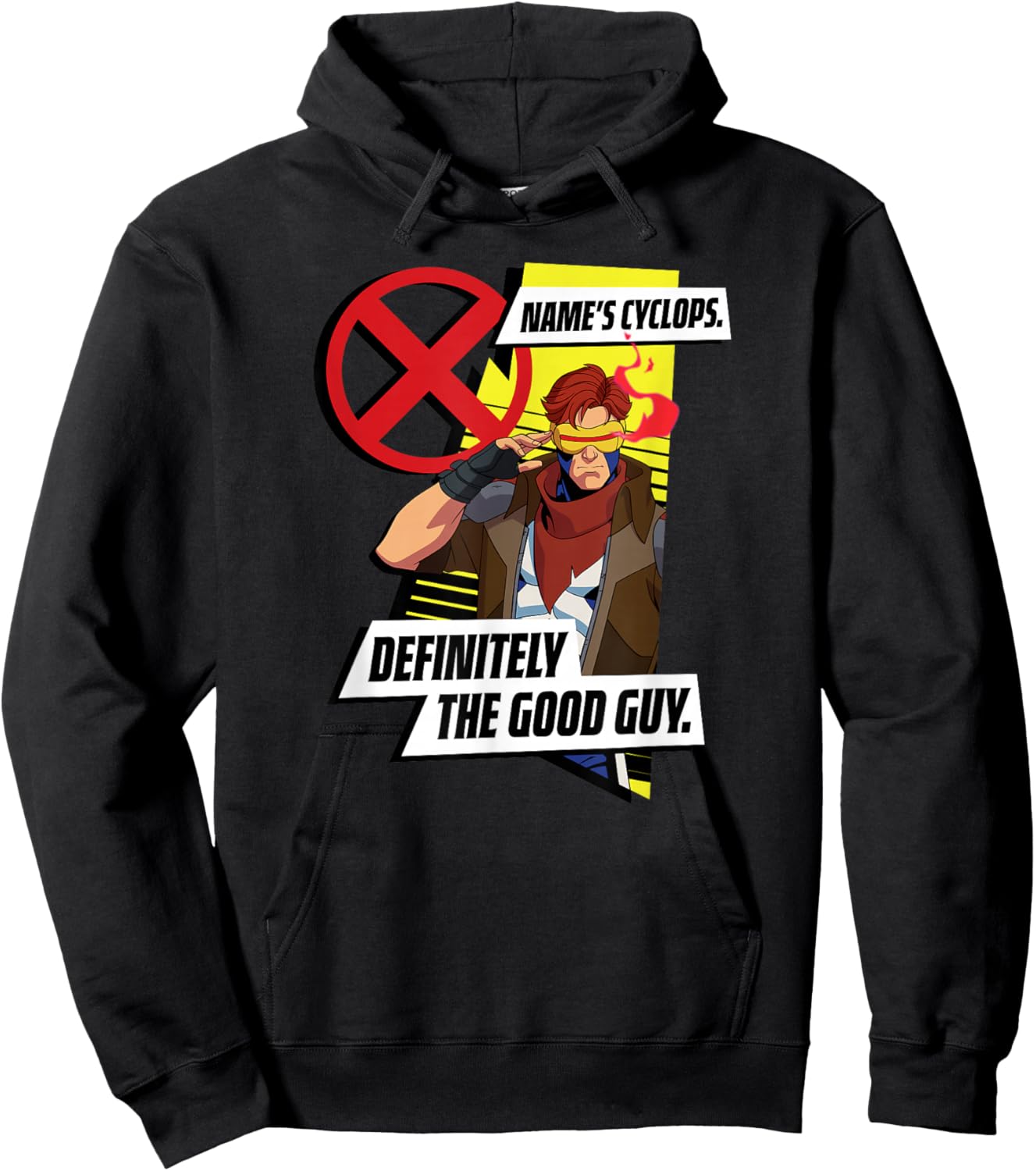 Marvel Studios X-Men '97 Season 2 Cyclops The Good Guy Hoodie - Hoodie | Black