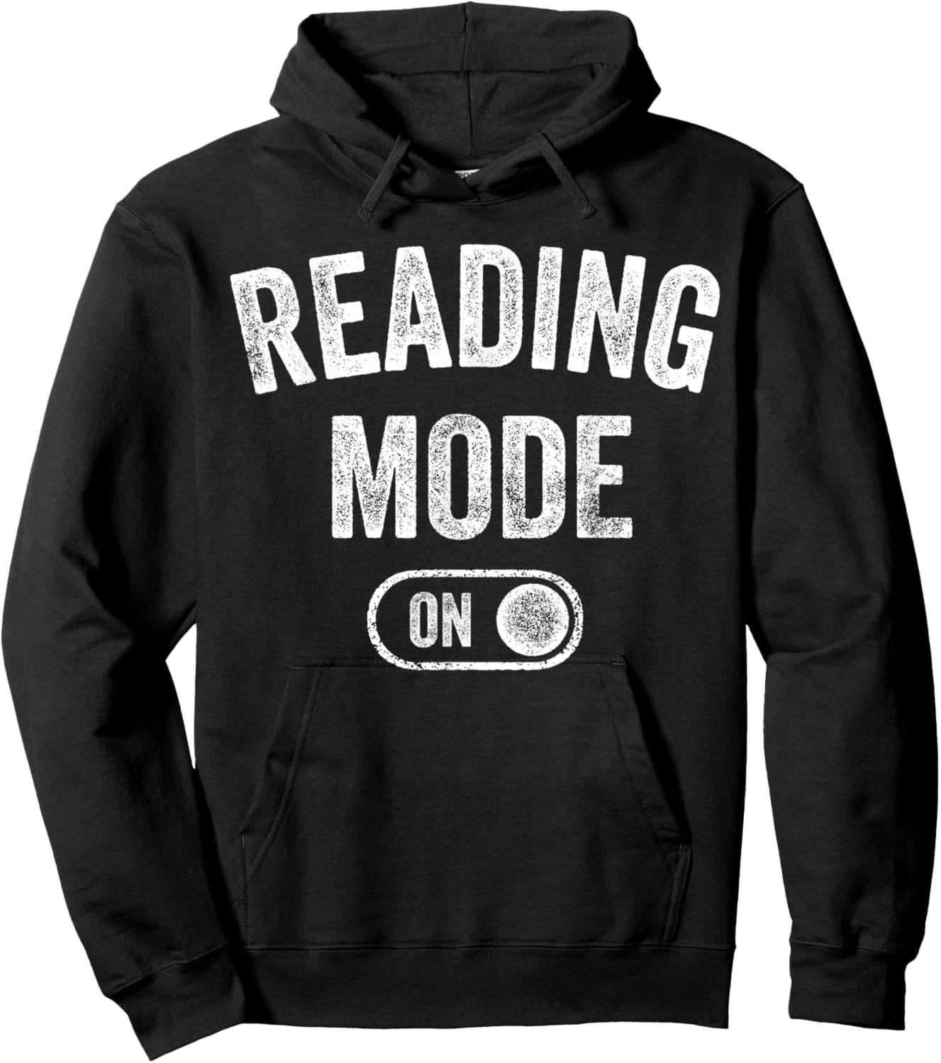 Reading Mode On Funny Book Lover Gift librarian teacher Hoodie - Hoodie | Black