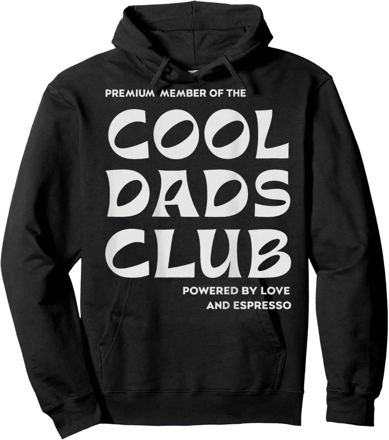 (ON THE BACK) Premium Member of the Cool Dads Club Father's Day Hoodie - Hoodie | Black