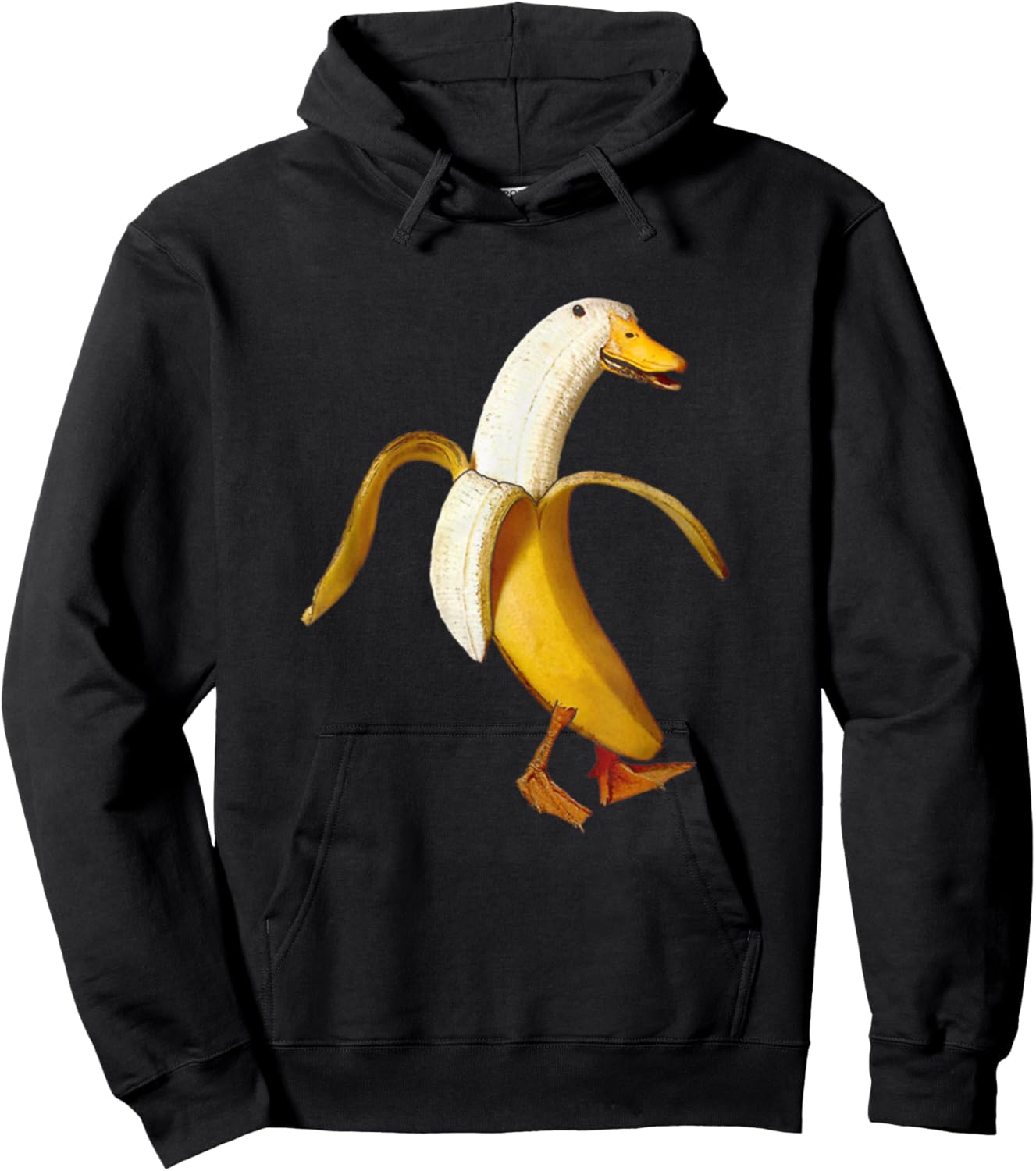 Banana Goose Duck: A Funny Animal Hoodie - Hoodie | Black