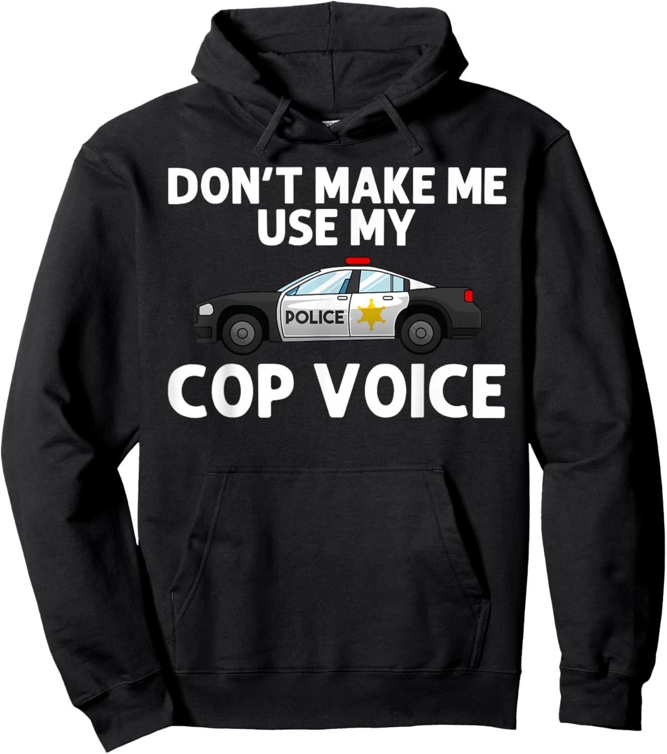 Funny Police Officer Art Women Police Officer Cop Hoodie - Hoodie | Black