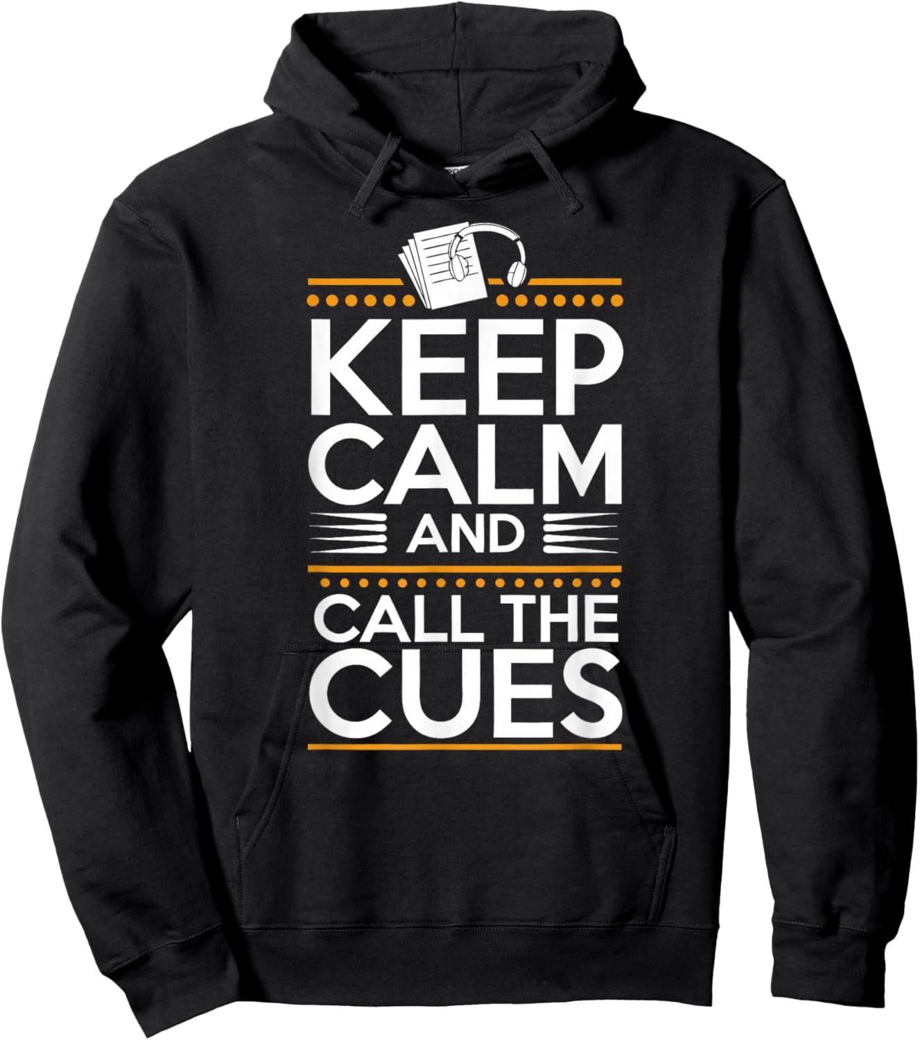 Stage Manager Call Cues Theatre Director Theater Manager Hoodie - Hoodie | Black