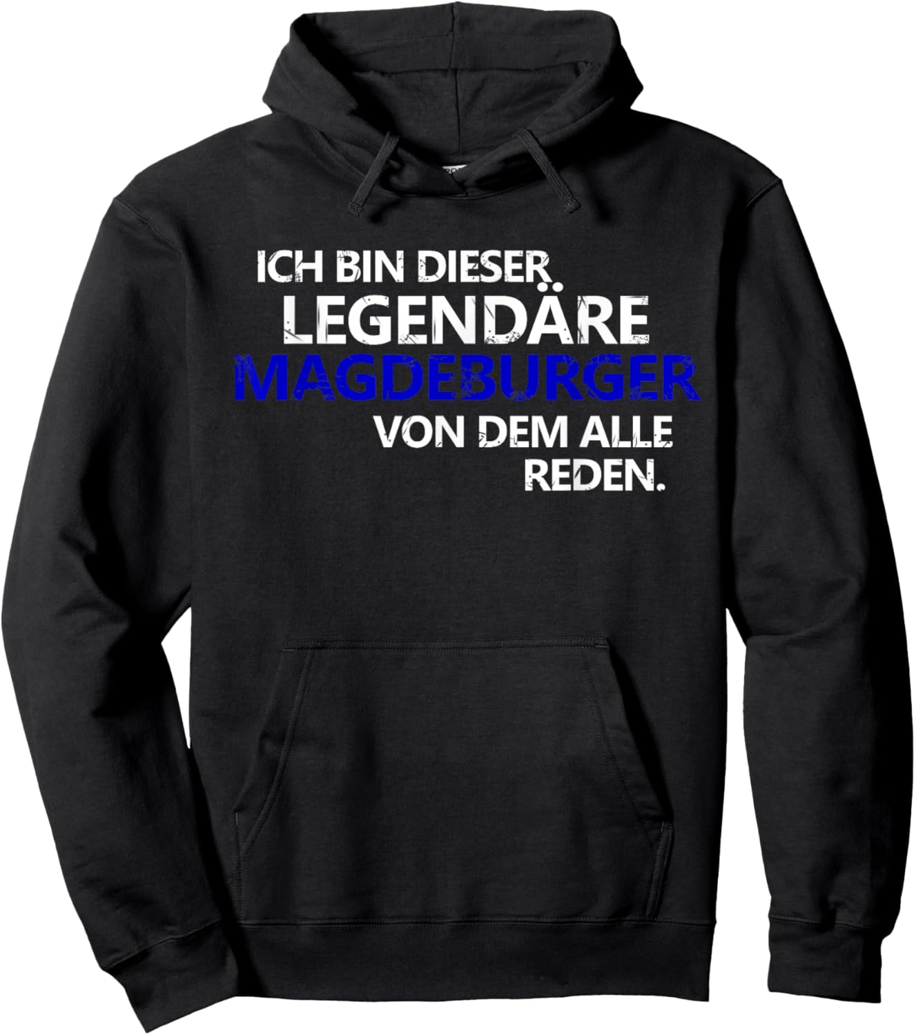 Magdeburg Legend FC Magdeburg Elbestadt Football Club Hoodie - Hoodie | Black