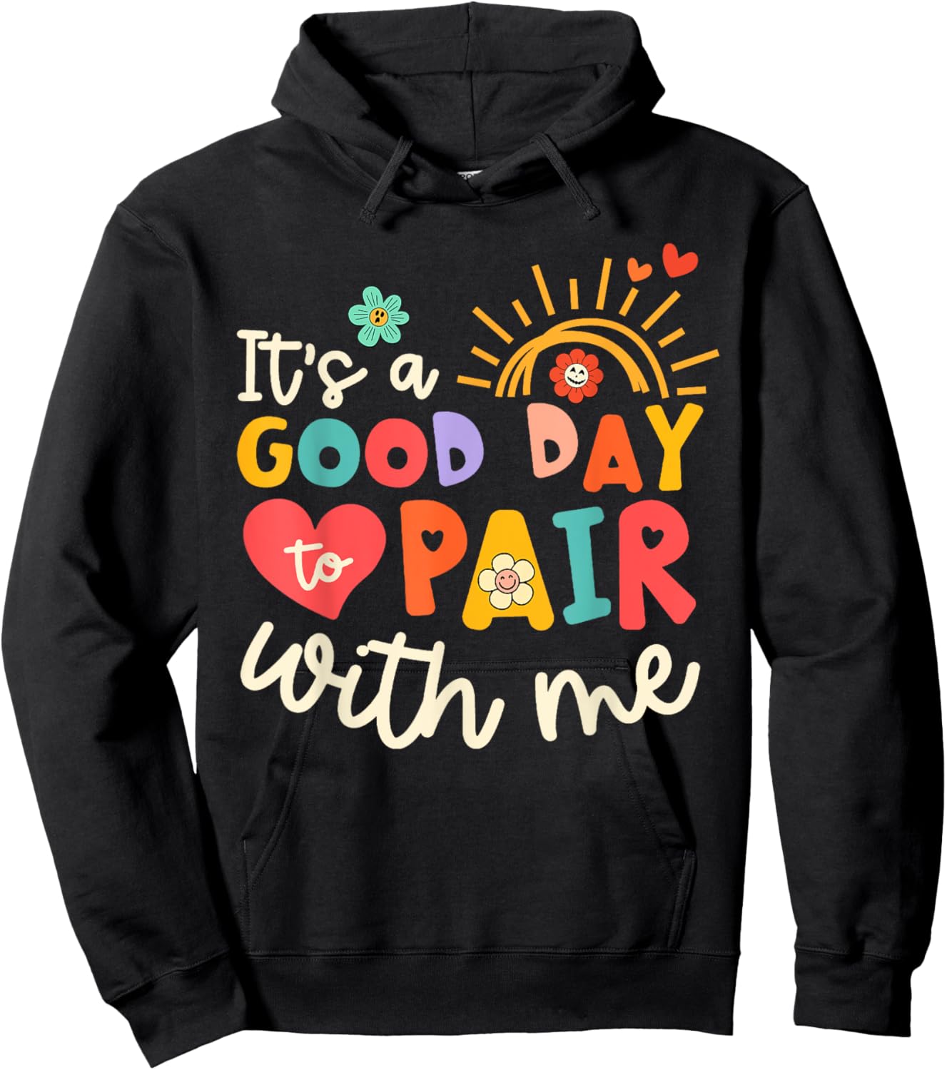 It's A Good Day To Pair With Me Applied Behavior Analyst Hoodie - Hoodie | Black