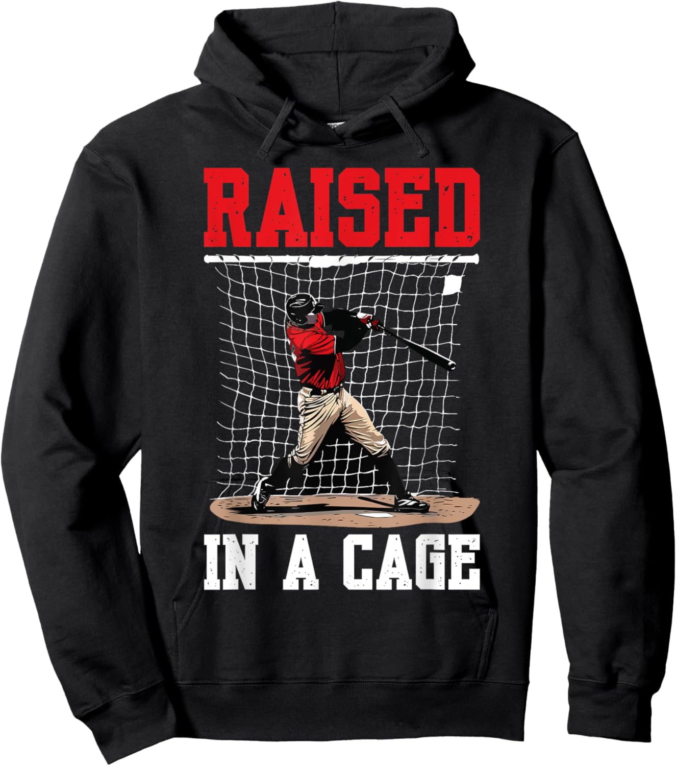 Raised In A Cage Hoodie - Hoodie | Black