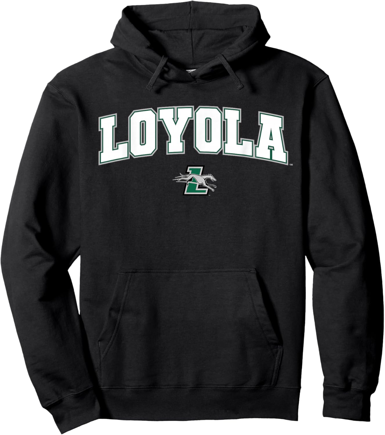 Loyola University Maryland Greyhounds Arch Logo Hoodie - Hoodie | Black