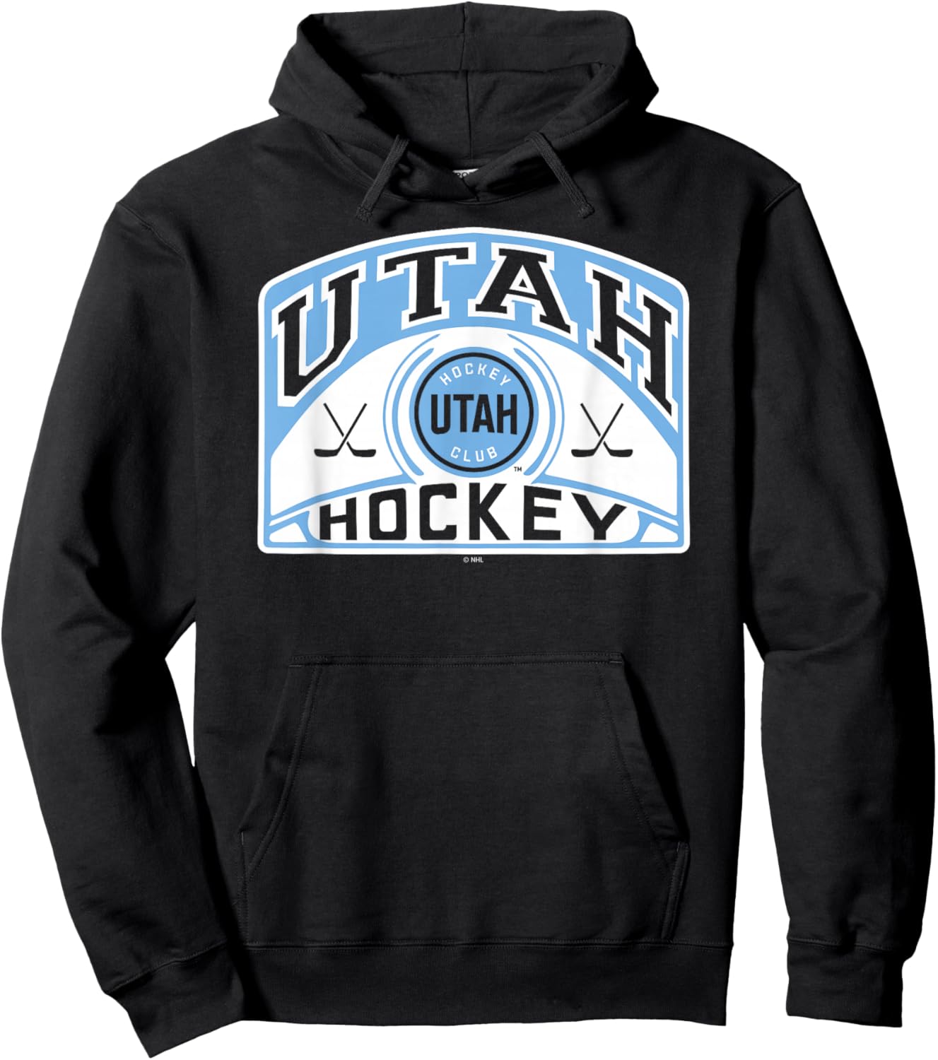 Utah Hockey Club Glide Black Officially Licensed Hoodie - Hoodie | Black