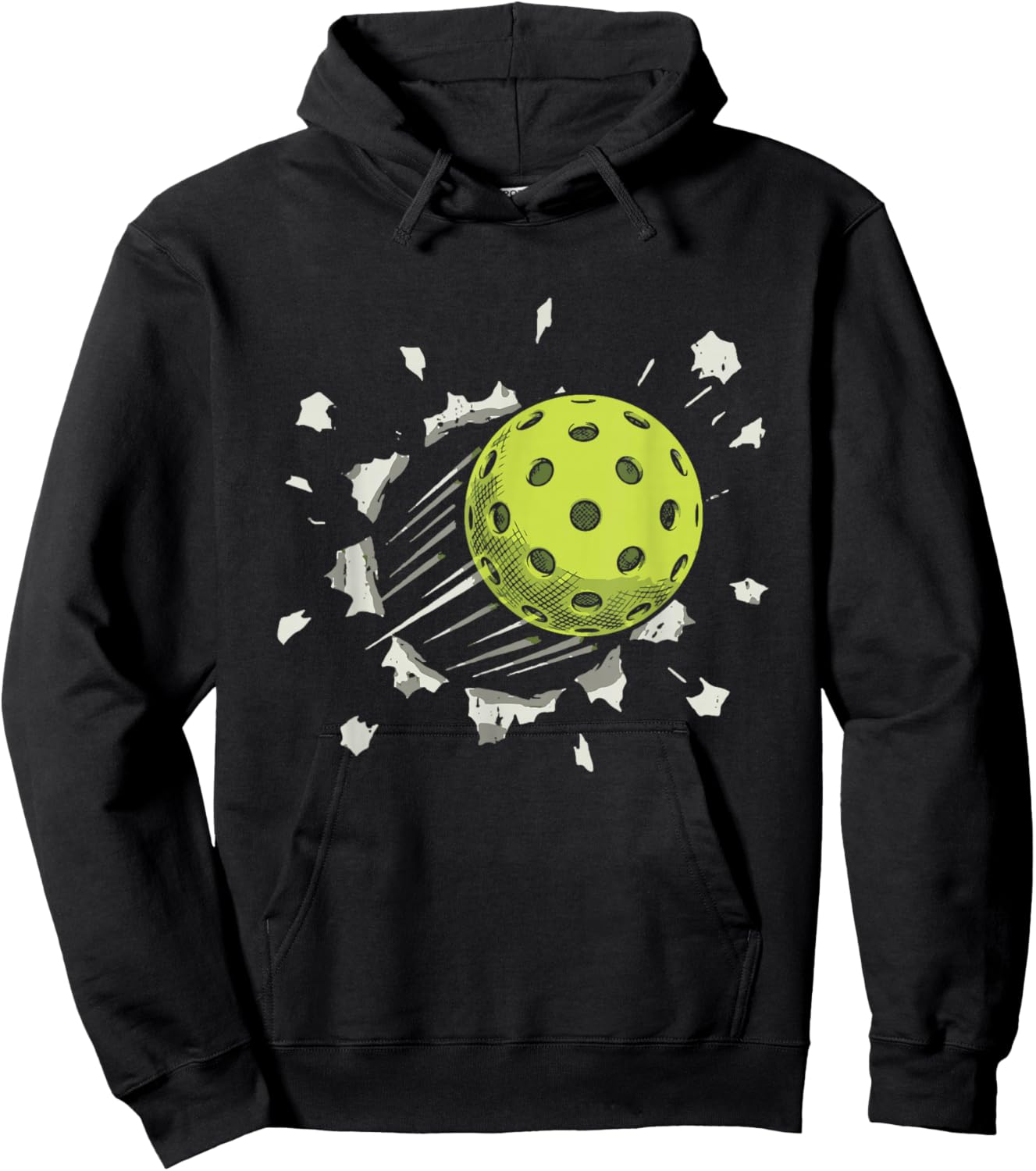 Cool Pickleball Graphic Youth Men Women Pickleball Hoodie - Hoodie | Black