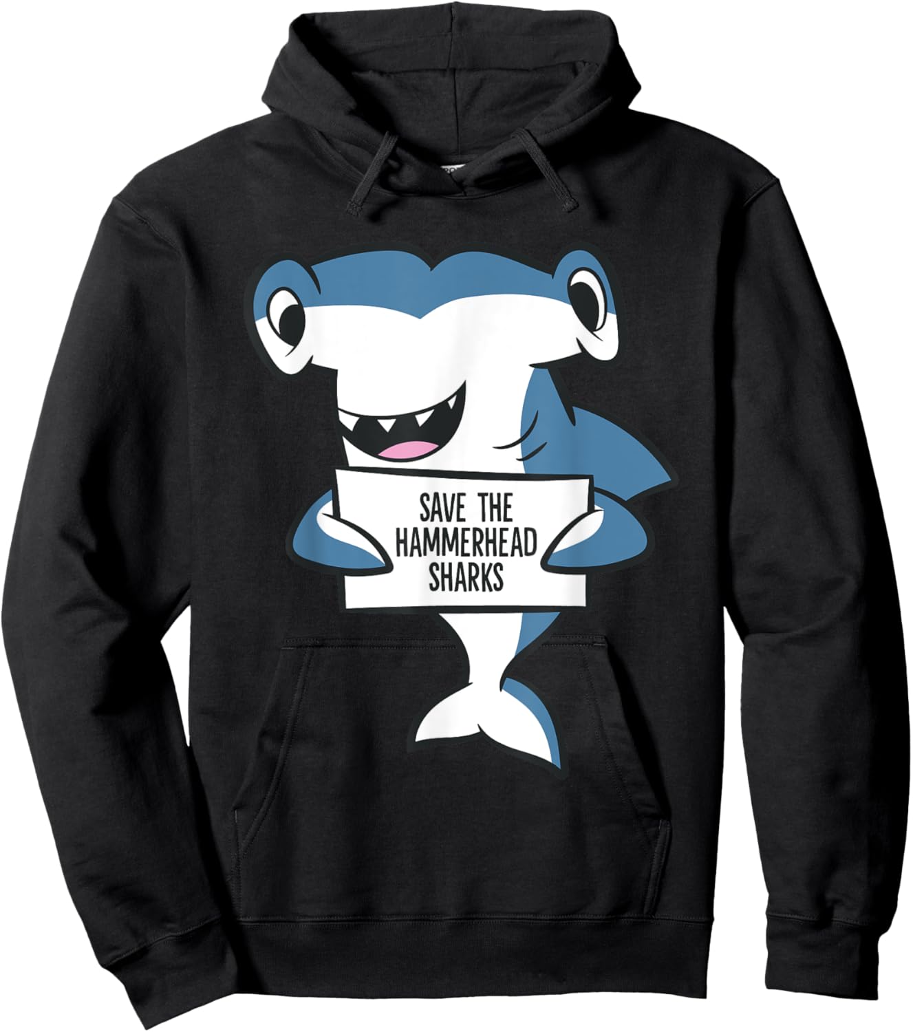 Save The Hammerhead Sharks Hoodie - Hoodie | Black