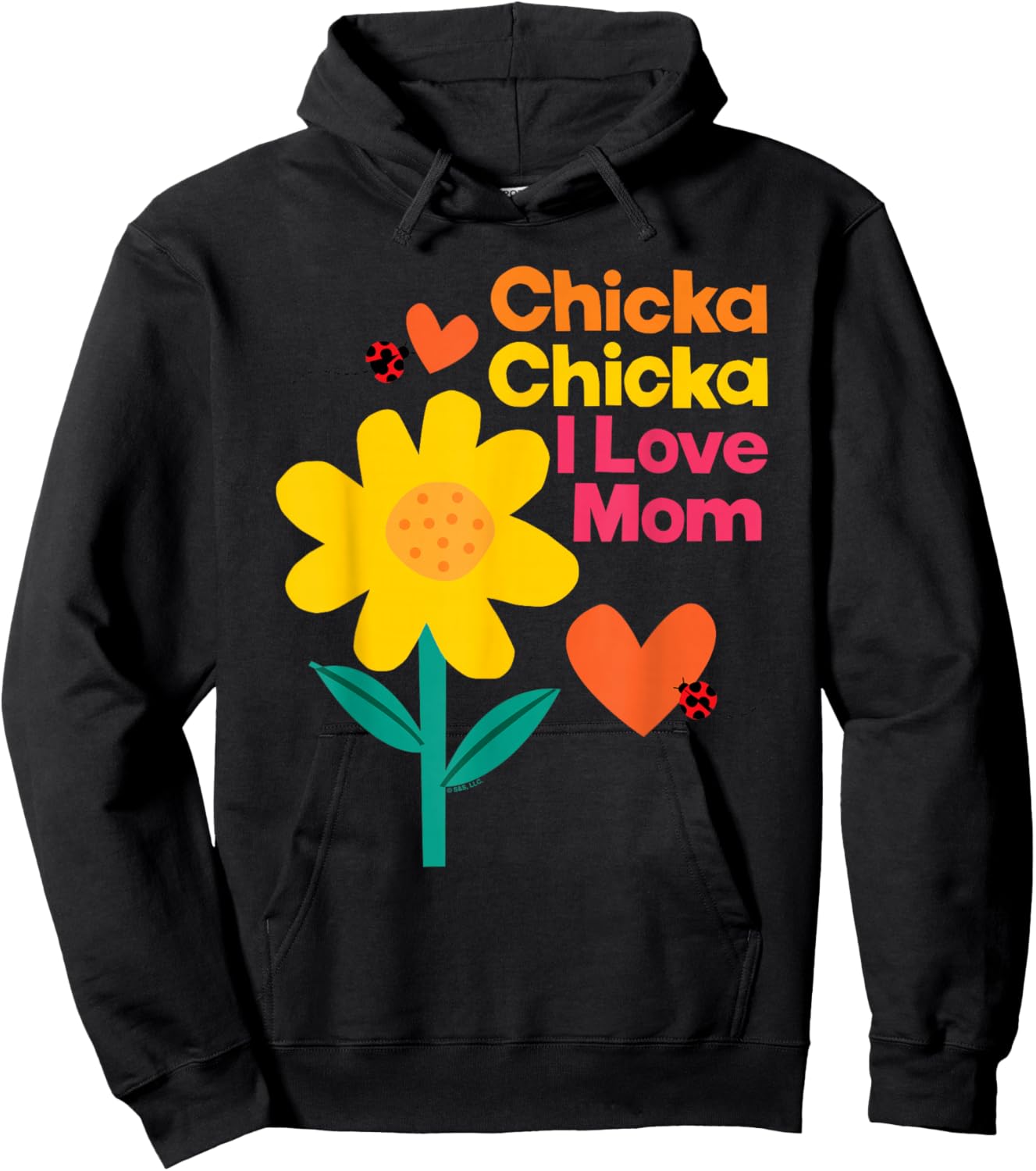 Chicka Chicka Boom Boom I Love Mom Hoodie - Hoodie | Black